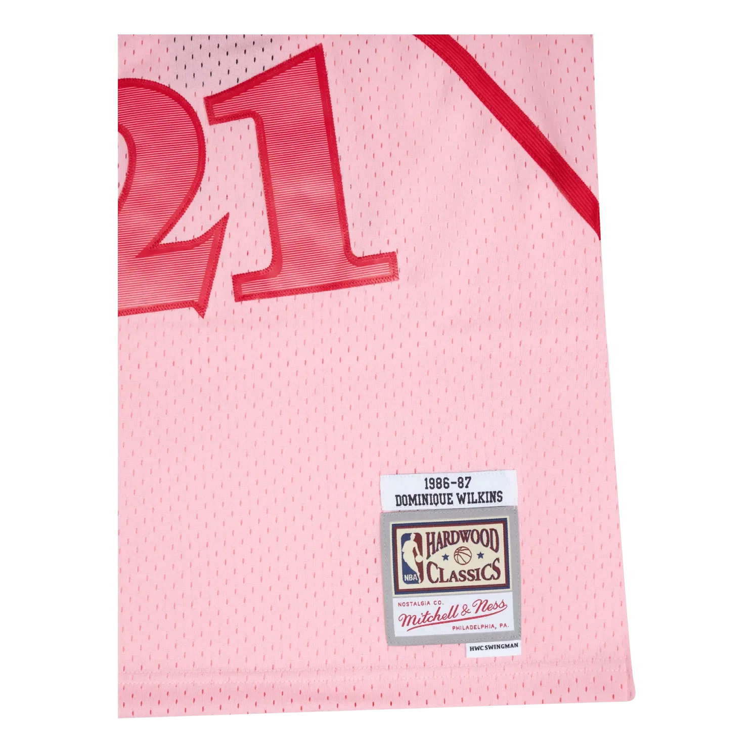 Mitchell & Ness Hawks Space Knit Swingman Jersey - Dominique Wilkins