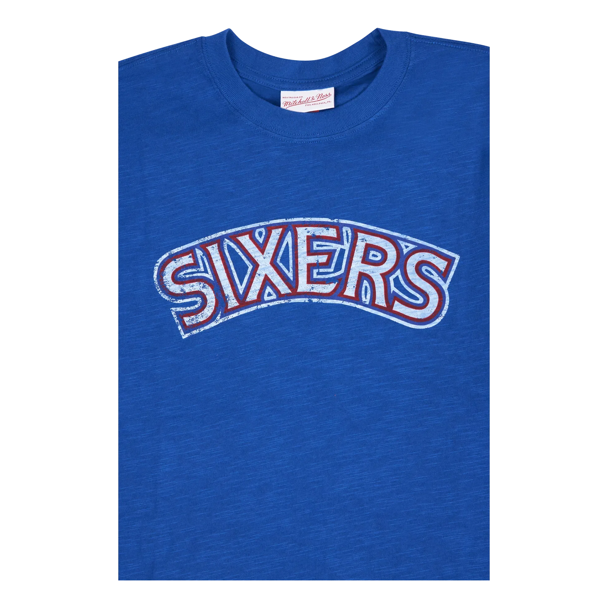 Mitchell & Ness 76ers Legendary Slub Ss Tee Slub
