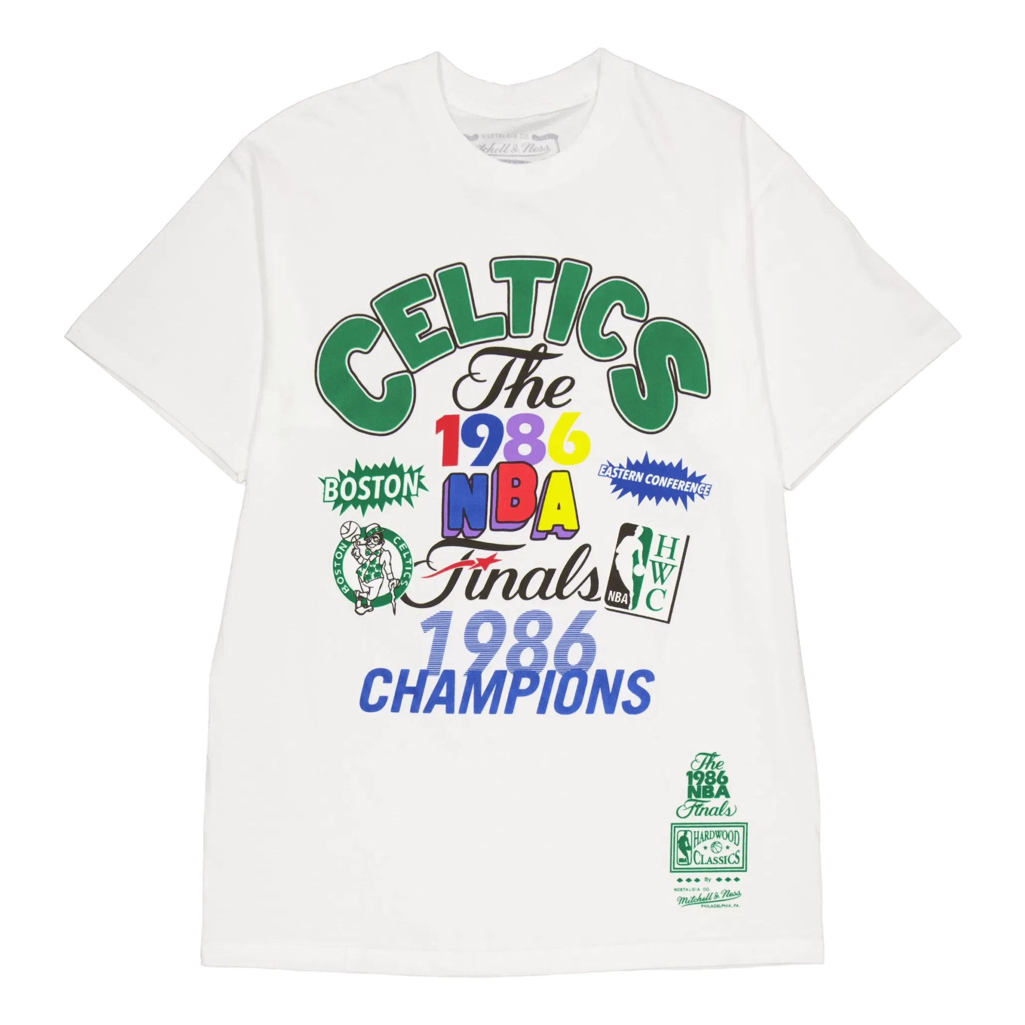 Mitchell & Ness Celtics Champs Fest Ss Tee Hwc White