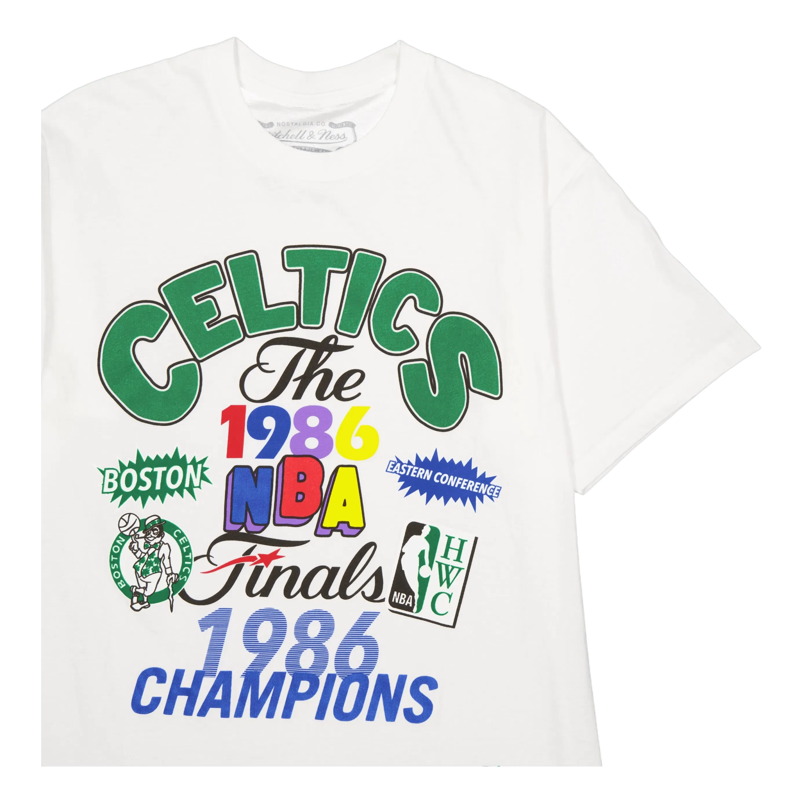 Mitchell & Ness Celtics Champs Fest Ss Tee Hwc White
