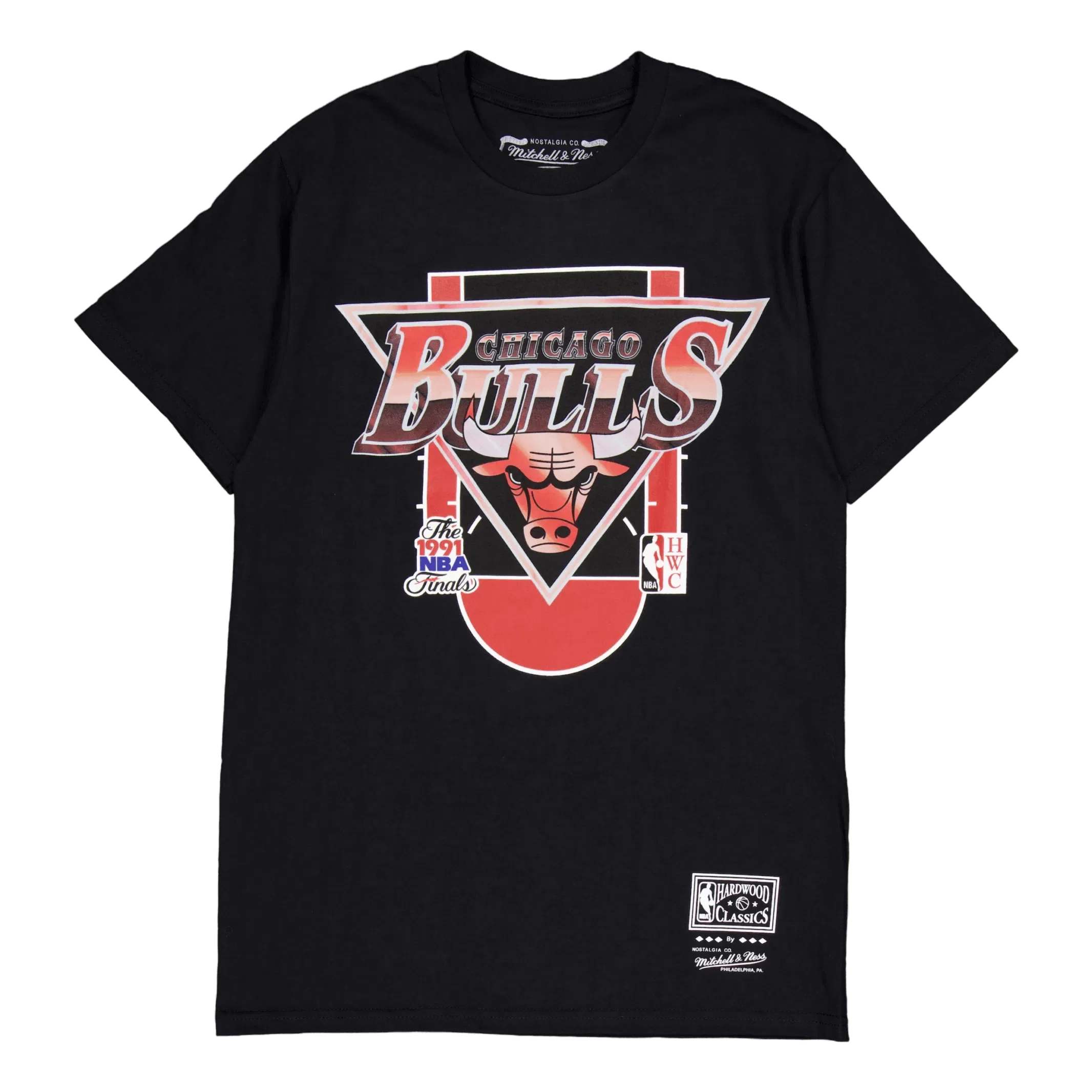 Mitchell & Ness Bulls Rock On Tour Ss Tee Hwc Black