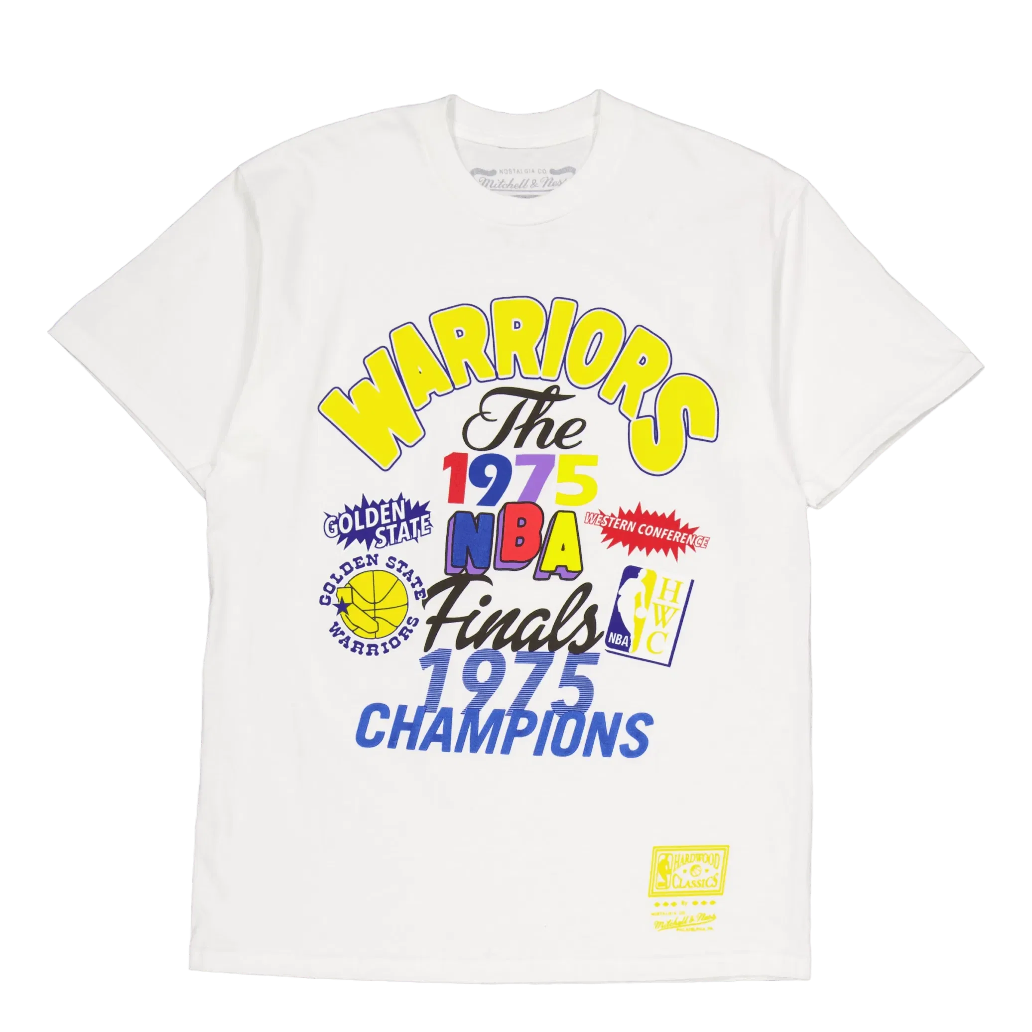 Mitchell & Ness Warriors Champs Fest Ss Tee Hw White
