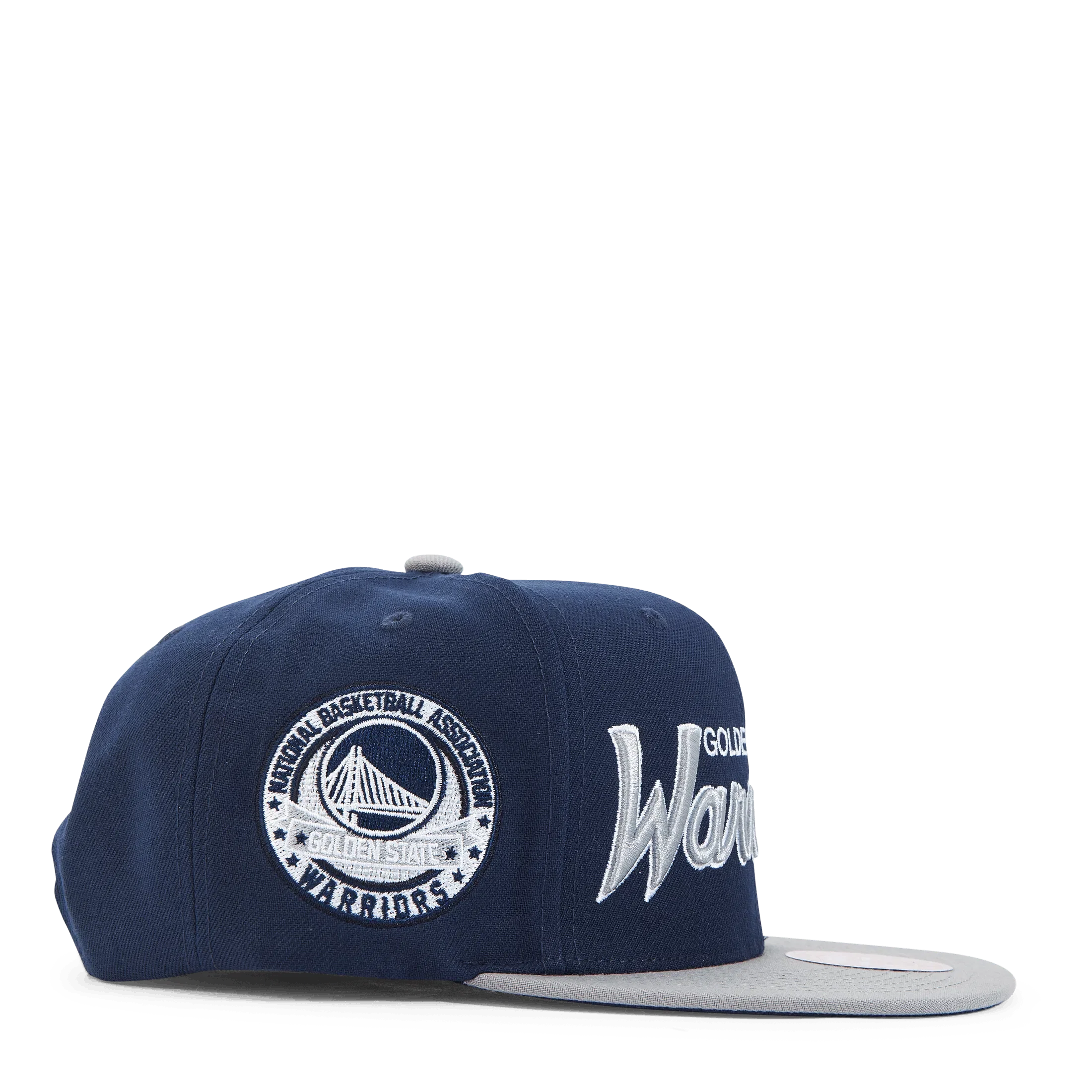Mitchell & Ness Warriors Navy Spirit Script Snapback