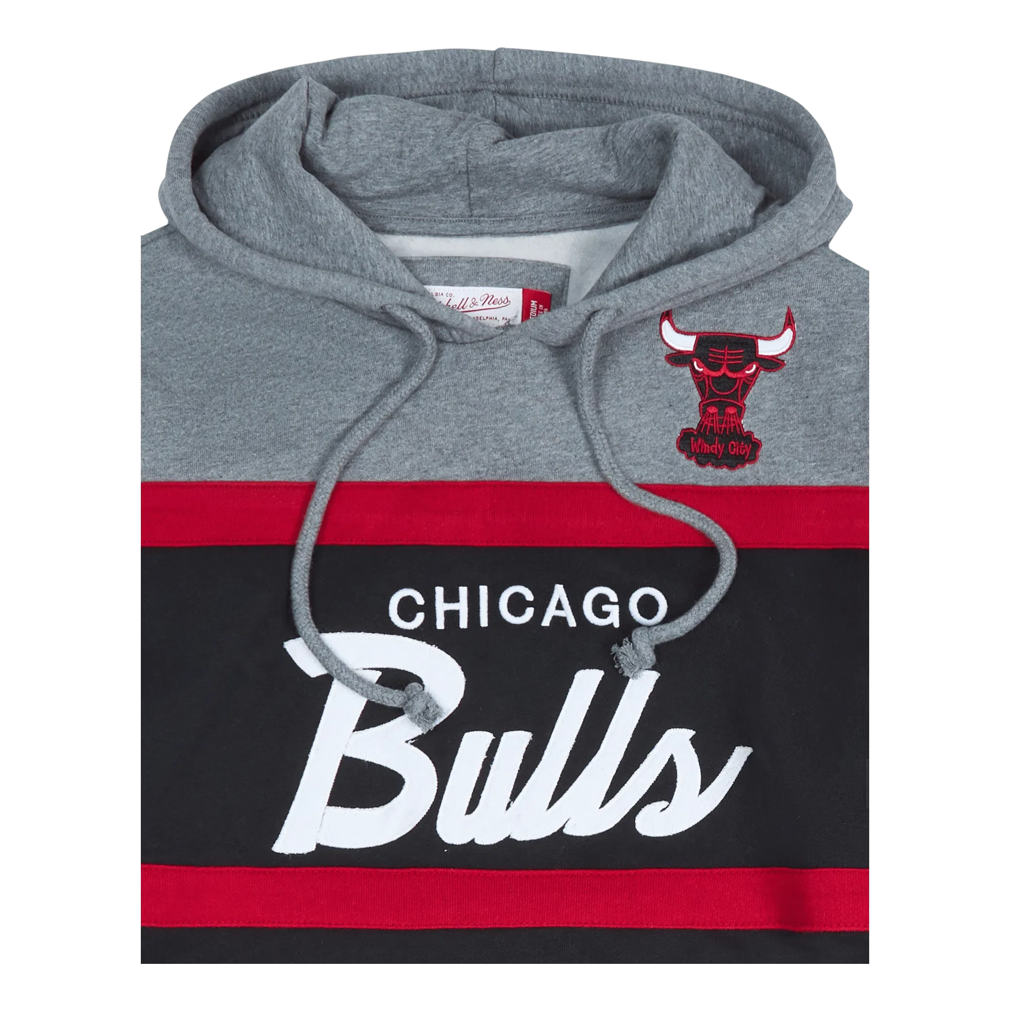Mitchell & Ness Bulls Head Coach Hoodie