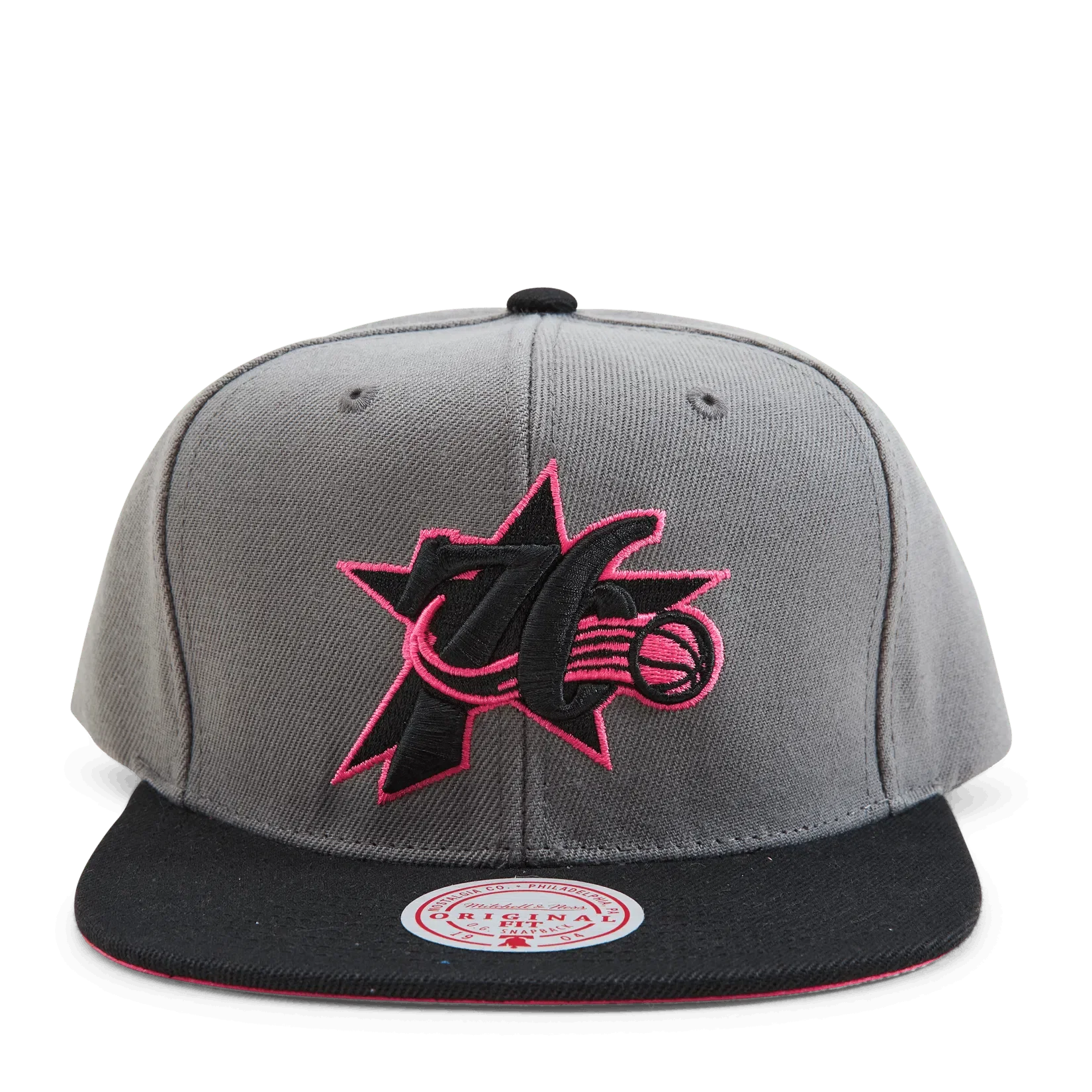 Mitchell & Ness 76ers Neon Lights Snapback