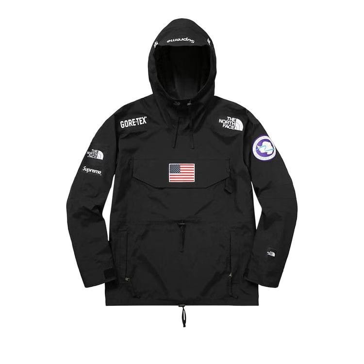 Supreme x The North Face Trans Antarctica Expedition Pullover Jacket Black