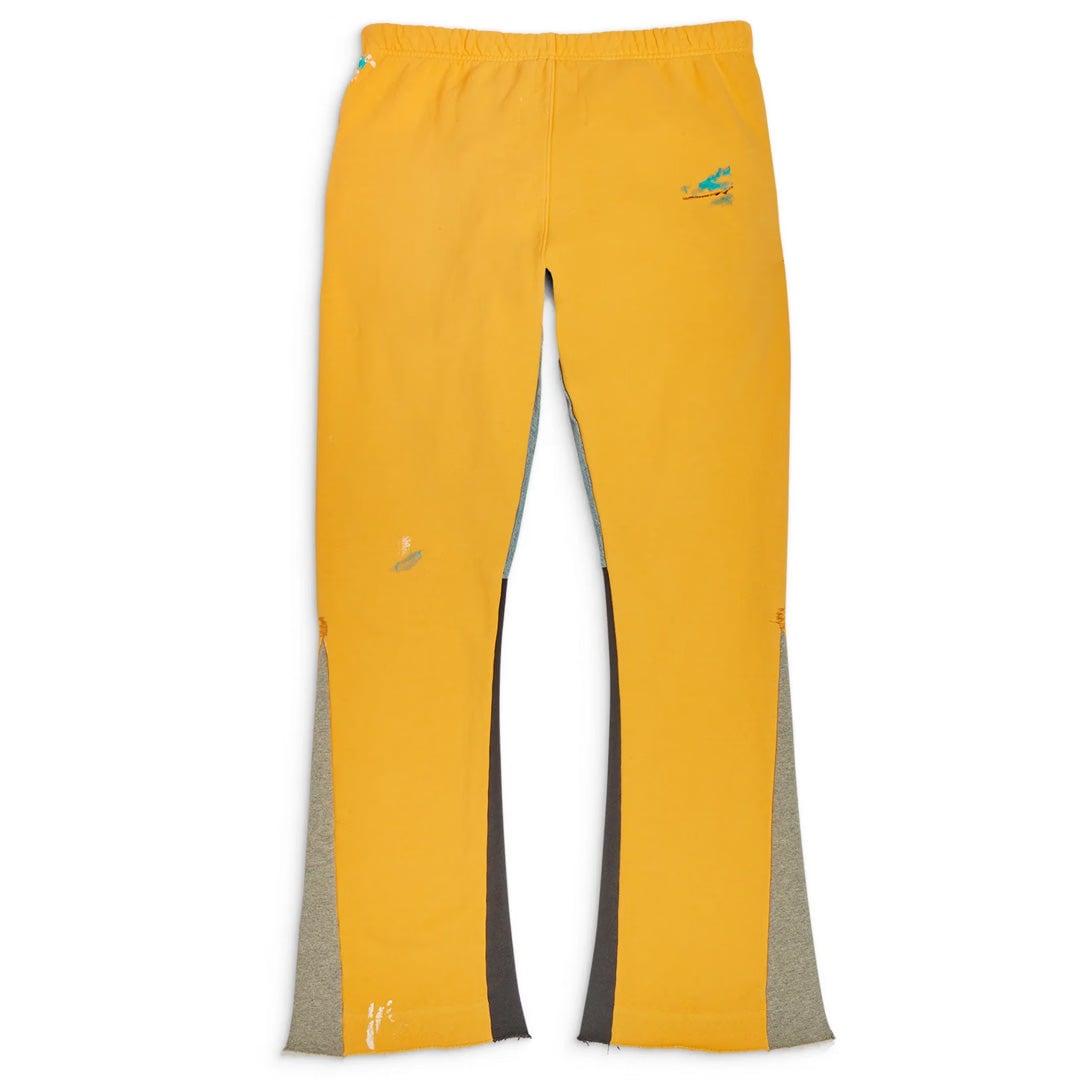 Gallery Dept. Painted Flare Sweat Pants Yellow