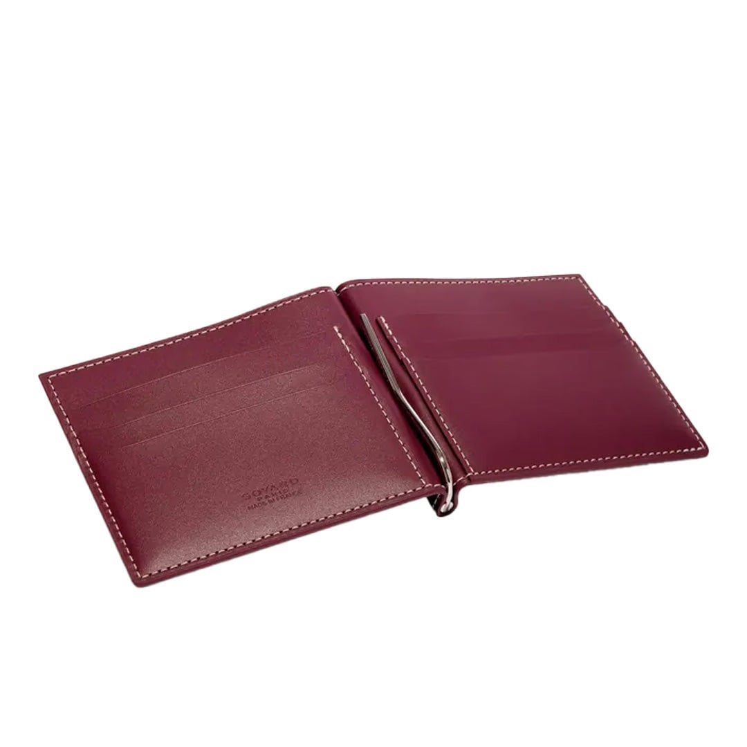 Goyard Saint Thomas Money Clip Wallet Bordeaux