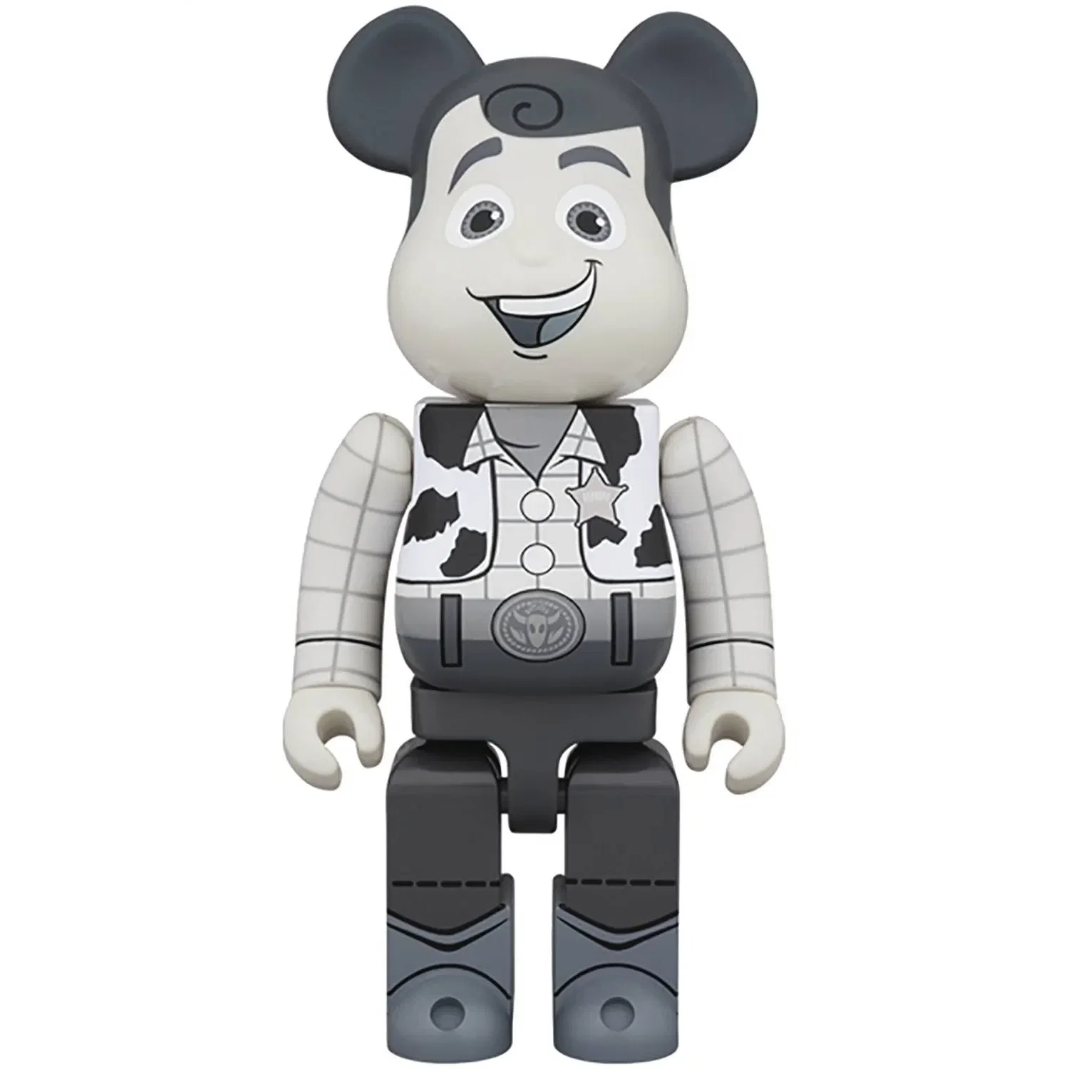 Medicom Japan Toy Story Woody Black and White 1000% Bearbrick JUL218856I