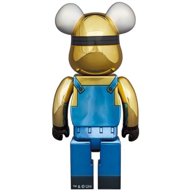 Medicom Japan Minions Dave Chrome Ver 1000% Bearbrick FEB218820I