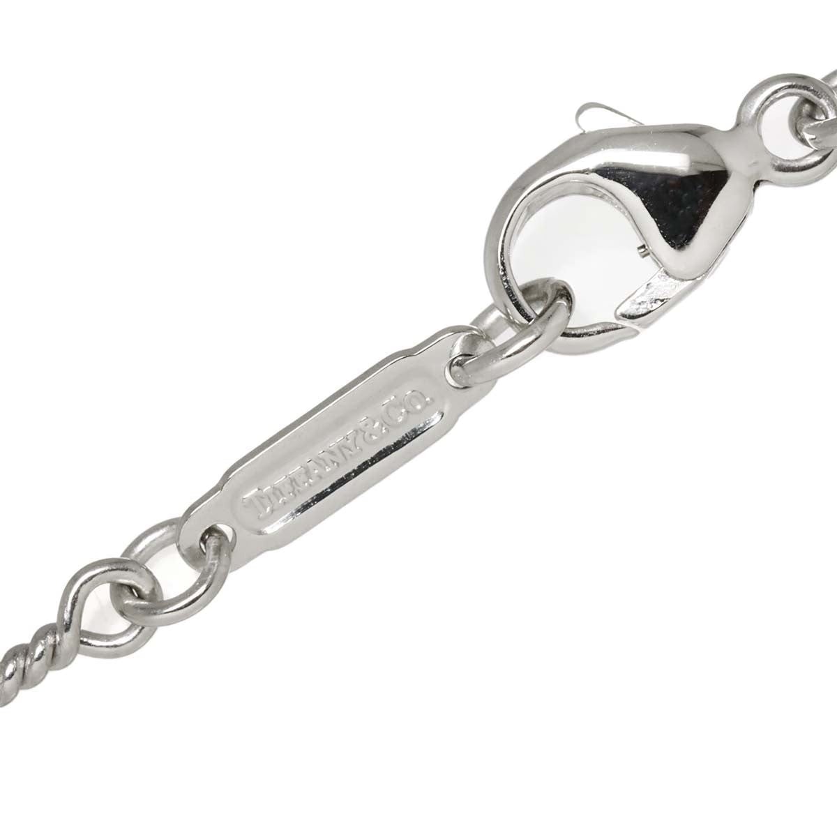 TIFFANY Co. Sentimental Heart Diamond Necklace Platinum 90302579