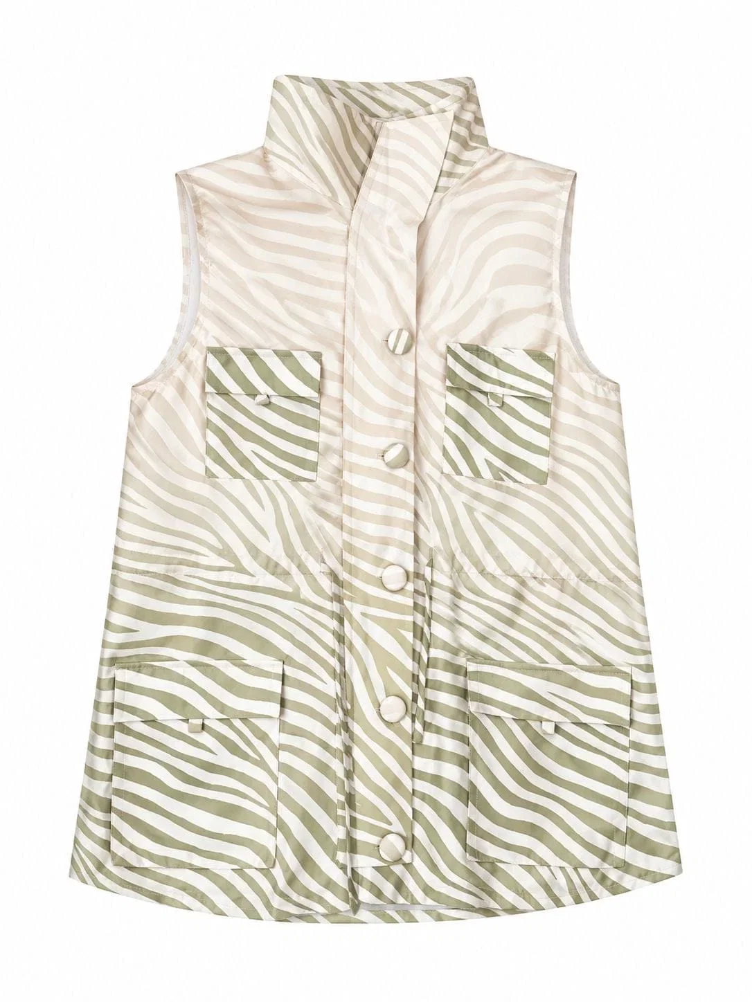 Maison Clad JACKET HIKKAI ZEBRA OLIVE GRADIENT MCL12042