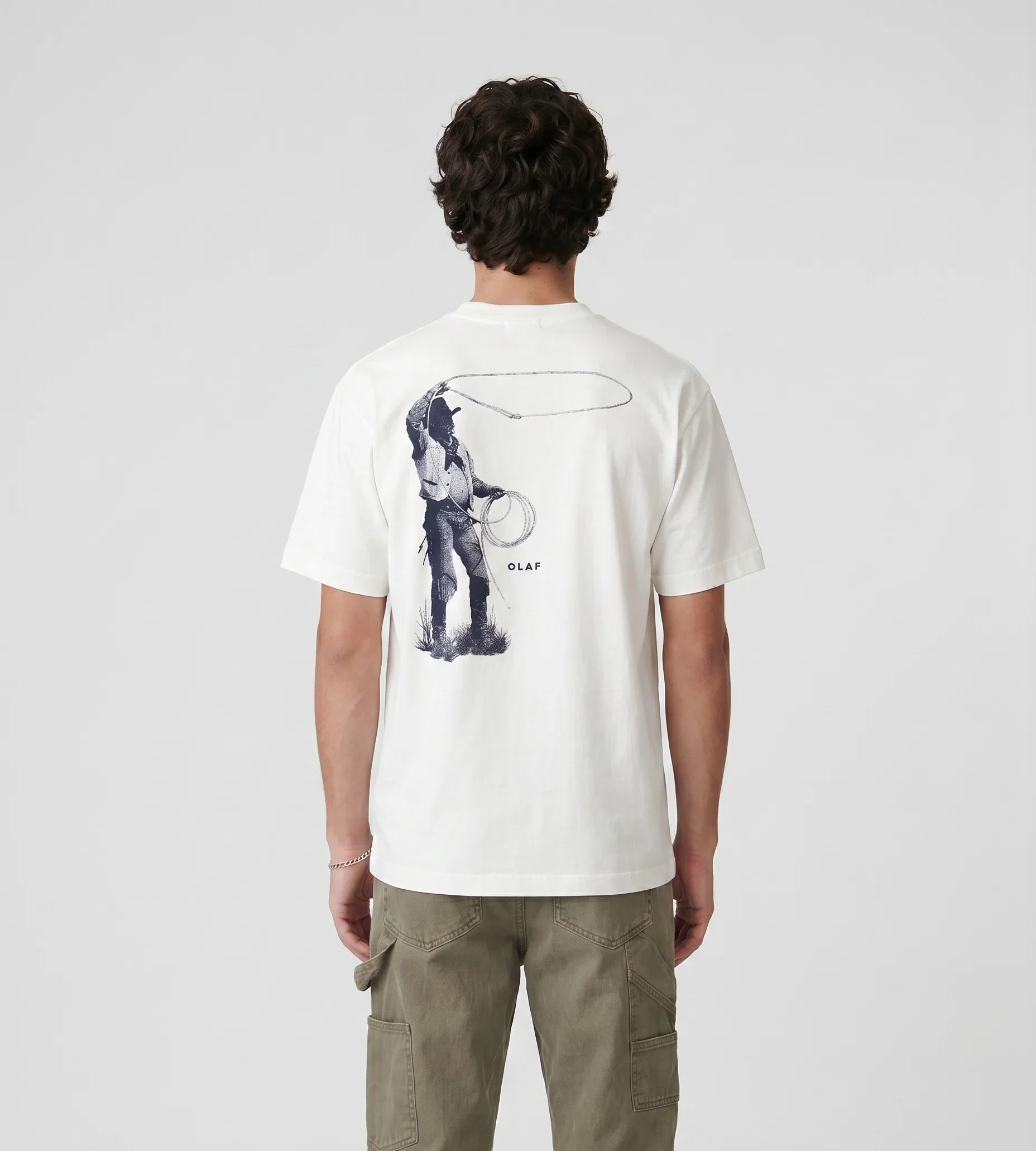 OLAF Cowboy Tee Opticalwhite