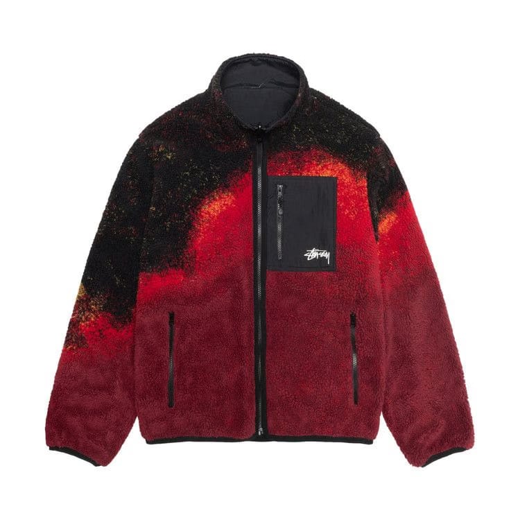 Stussy Sherpa Reversible Jacket Lava