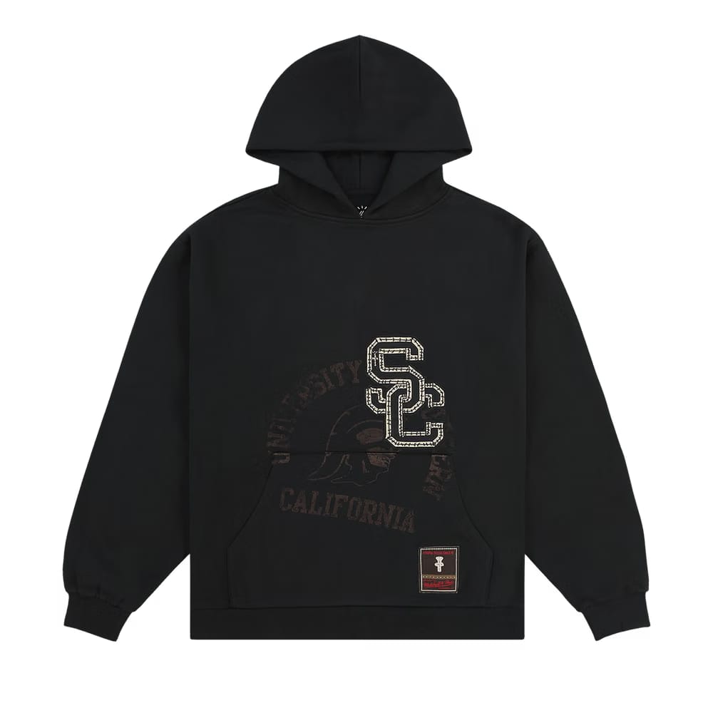 Cactus Jack by Travis Scott x Mitchell & Ness University Of Southern California Hoodie Black