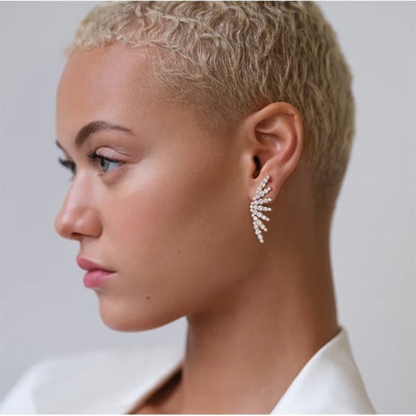Melissa Kaye 18K Yellow Gold Maya Diamond Earrings - E1905A