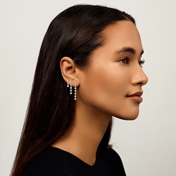 Melissa Kaye 18K Yellow Gold 2.00ct Diamond Earrings - E2403A