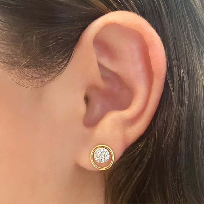 Phillips House 14K Yellow Gold Infinity Loop Stud Earrings - E1713DY
