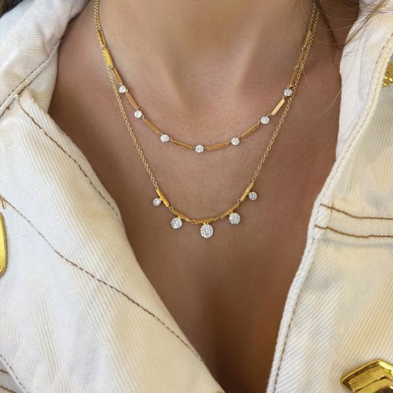 Phillips House 14K Yellow Gold 7 Station Micro Infinity Necklace - N1761DY