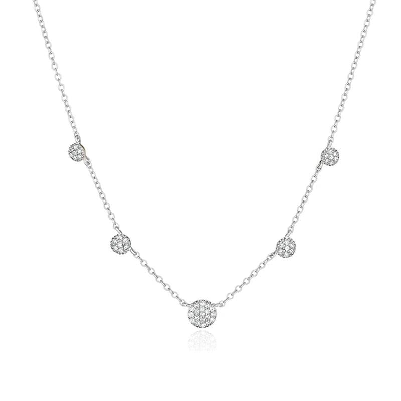 Phillips House 14K White Gold 5 Station Infinity Necklace - N2039DW