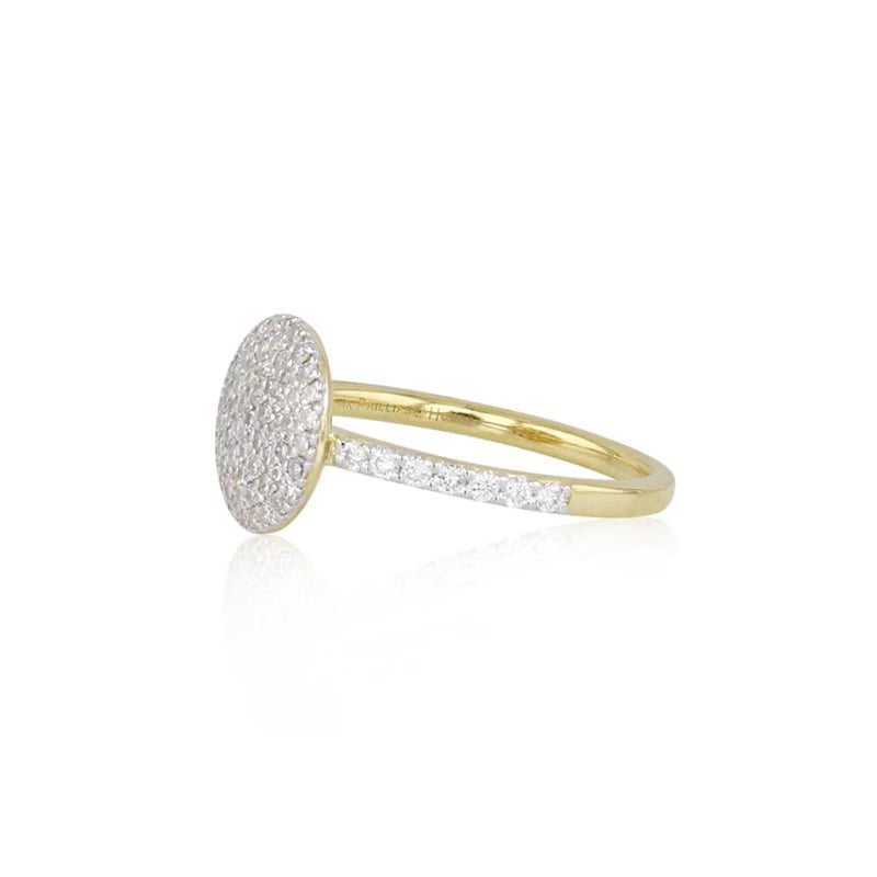Phillips House 14K Yellow Gold 0.54ct Diamond Infinity Ring - R1718DY