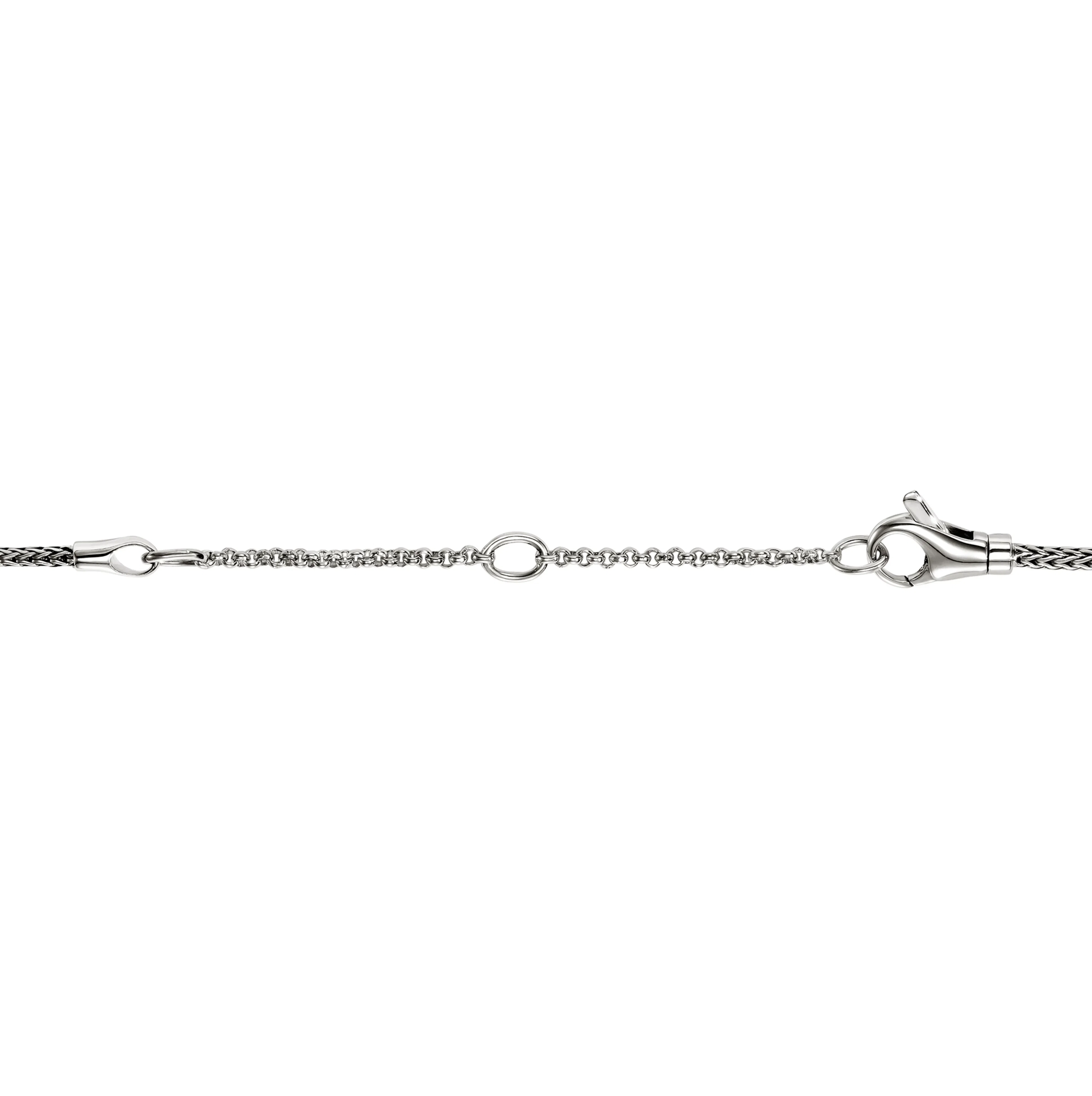 John Hardy Icon Stud Lariat Necklace with Diamond Stud Accents, 1.8mm