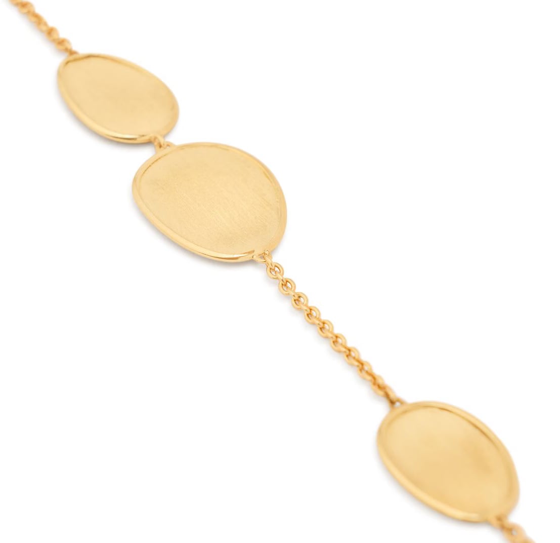 Marco Bicego Lunaria Yellow Gold Petal Station Bracelet