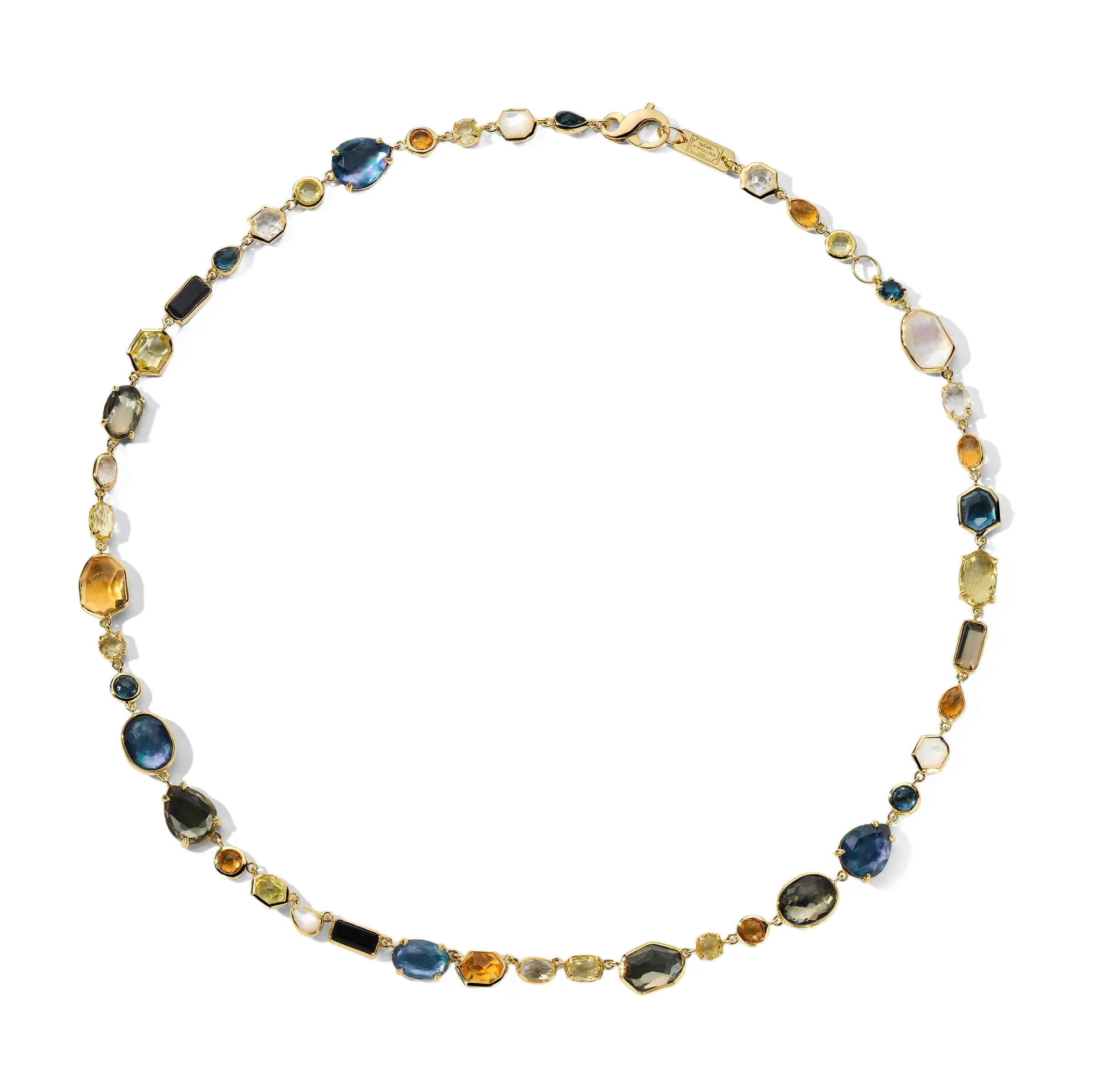 IPPOLITA Rock Candy Yellow Gold Mini Sofia Necklace in Arno