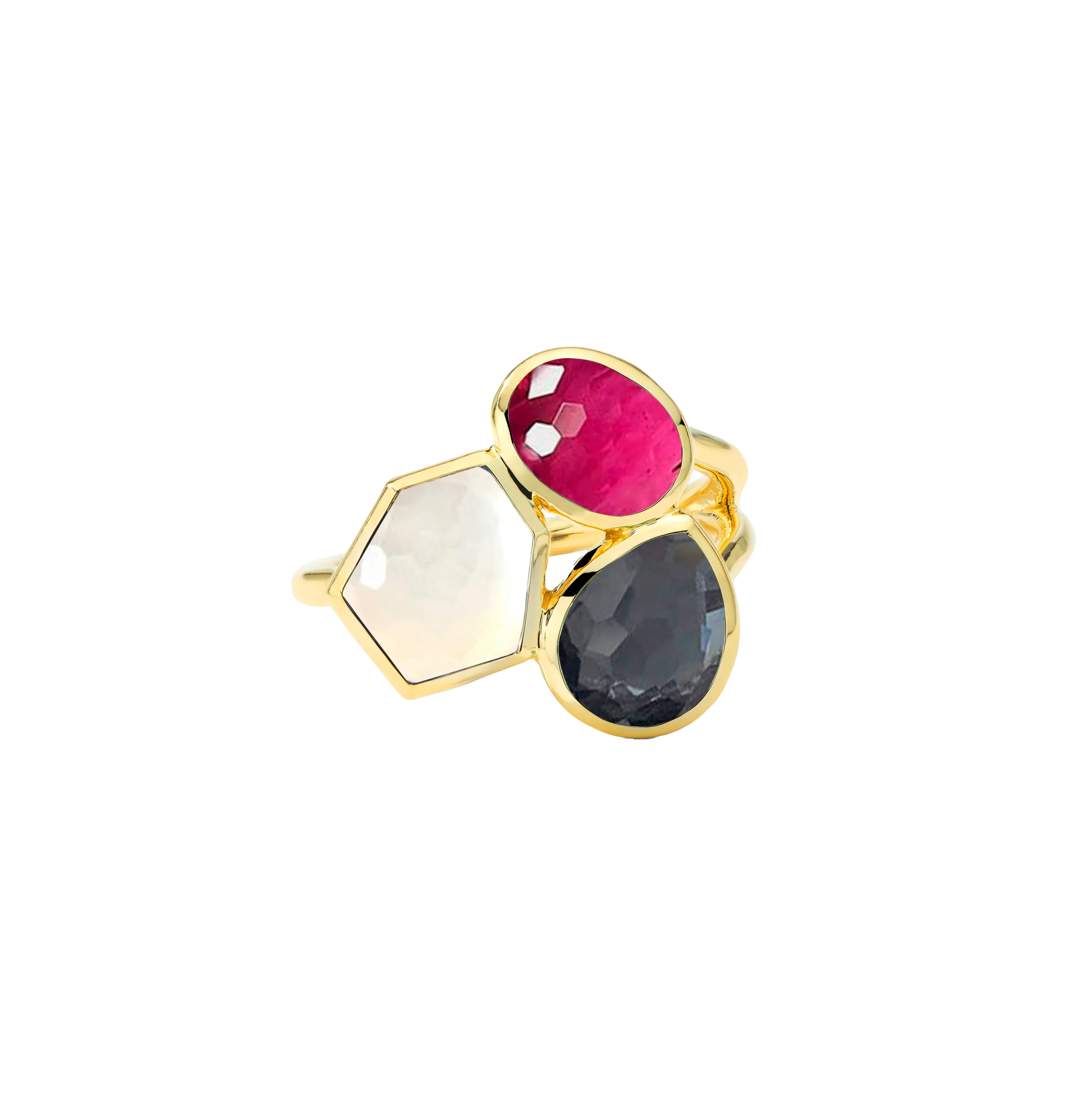 IPPOLITA Rock Candy 3-Stone Cluster Ring in Siena