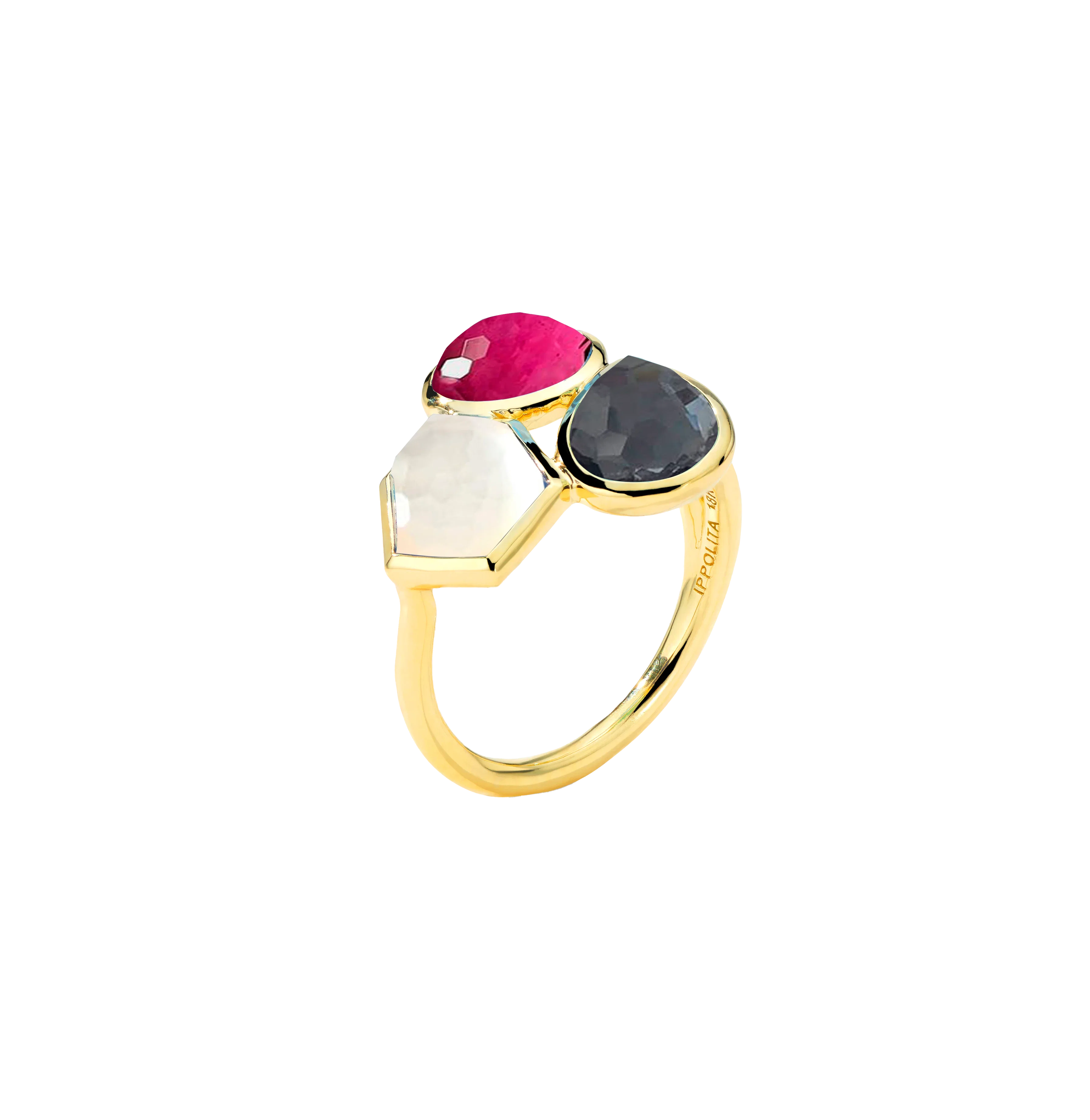 IPPOLITA Rock Candy 3-Stone Cluster Ring in Siena