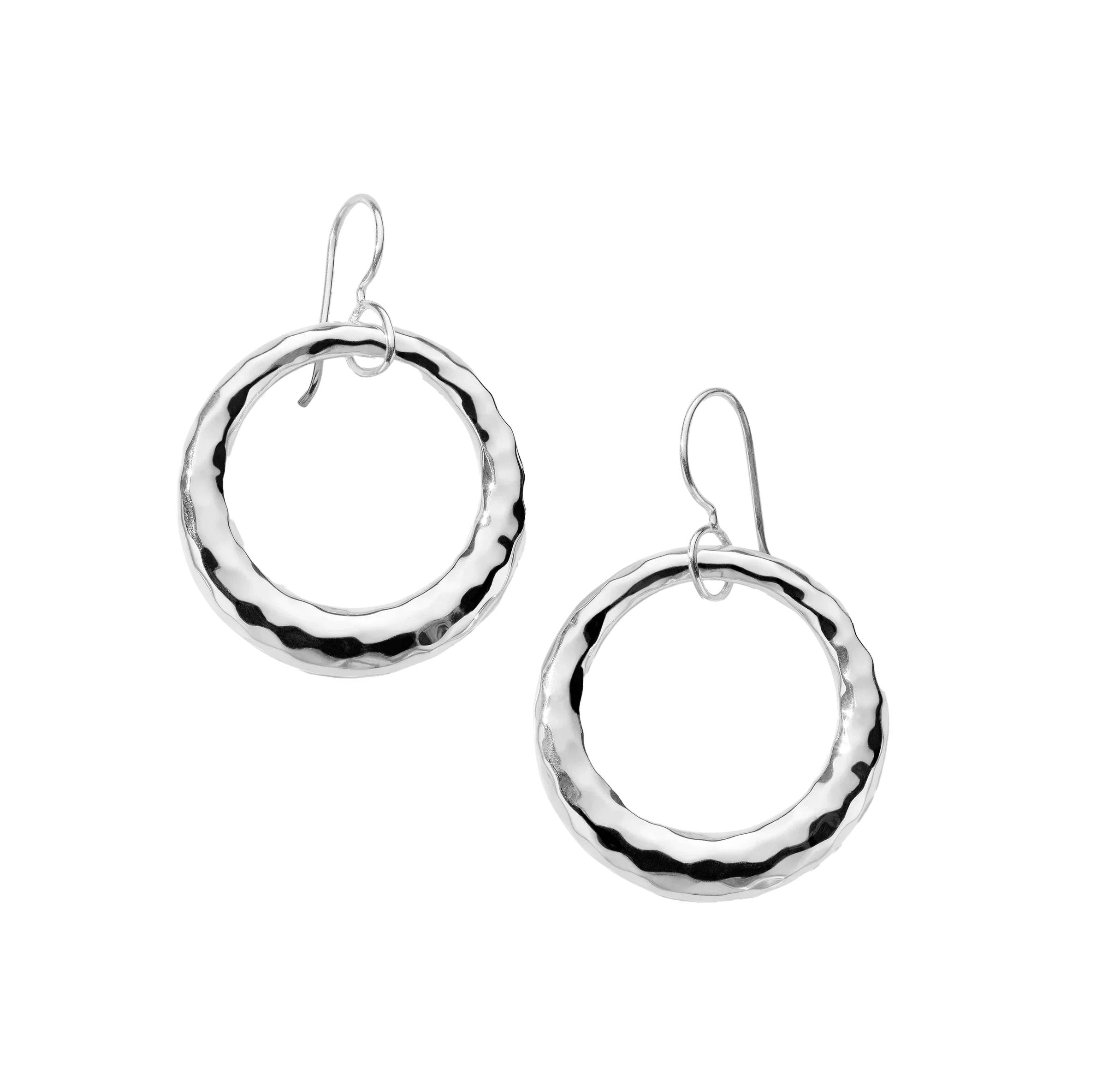 IPPOLITA Classico Sterling Silver Circular Doorknocker Drop Earrings