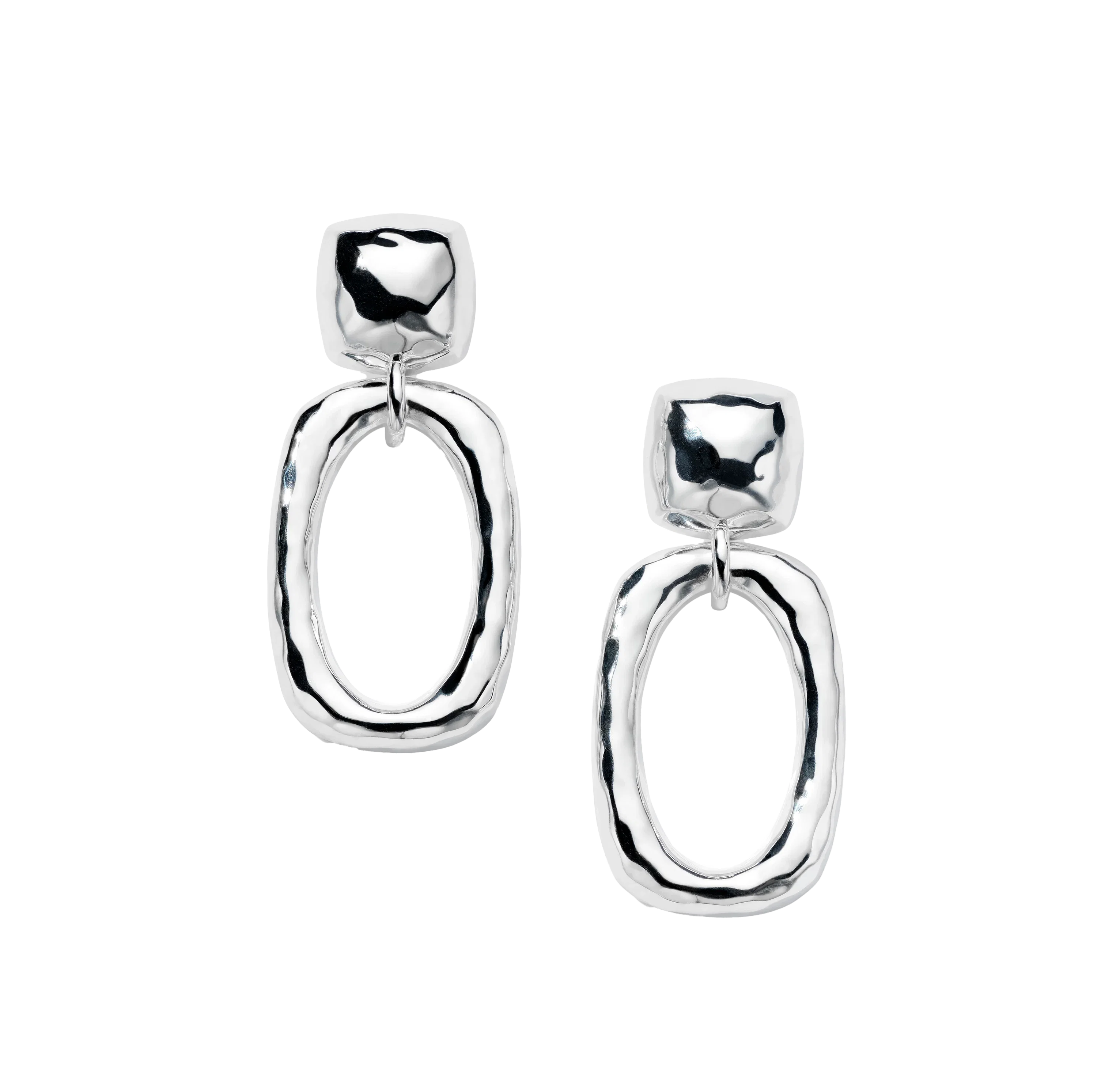 IPPOLITA Classico Sterling Silver Doorknocker Post Drop Earrings