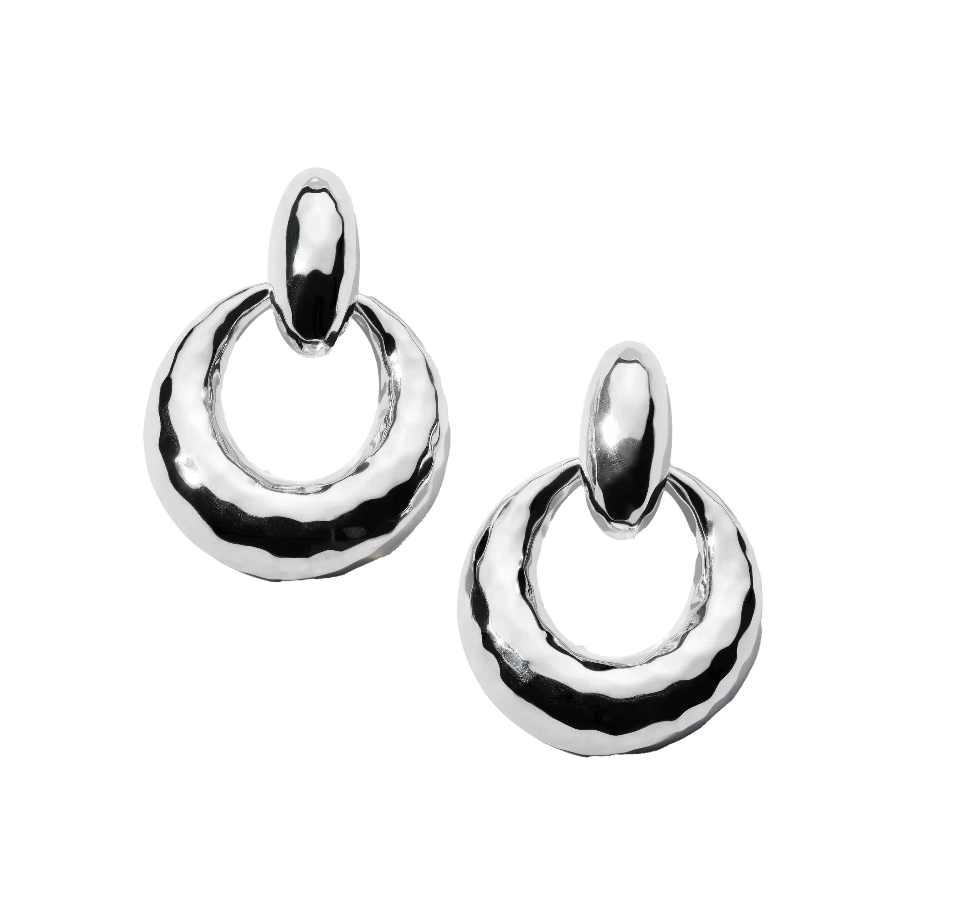 IPPOLITA Classico Sterling Silver Chunky Doorknocker Drop Earrings