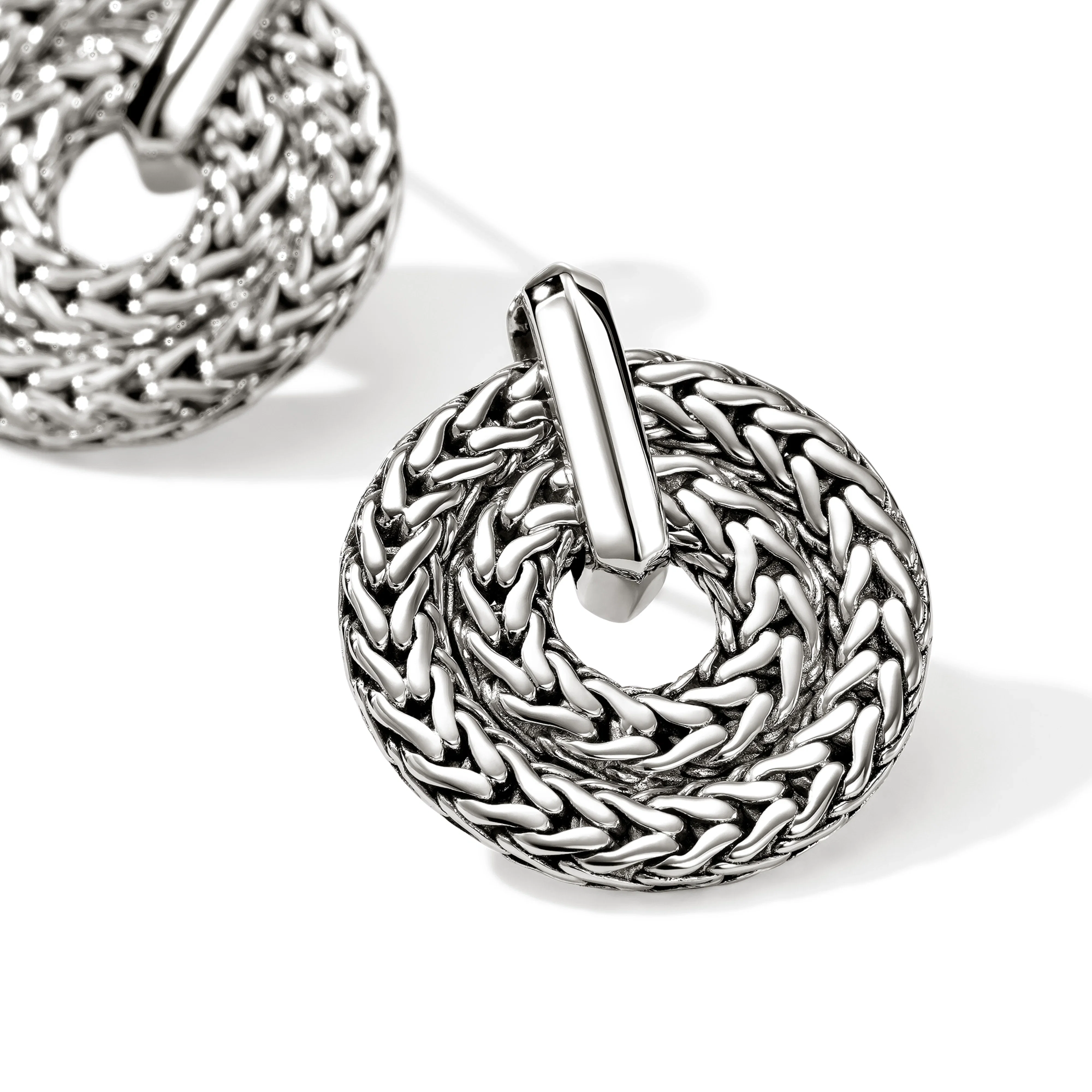 John Hardy Icon Link Sterling Silver Drop Earrings
