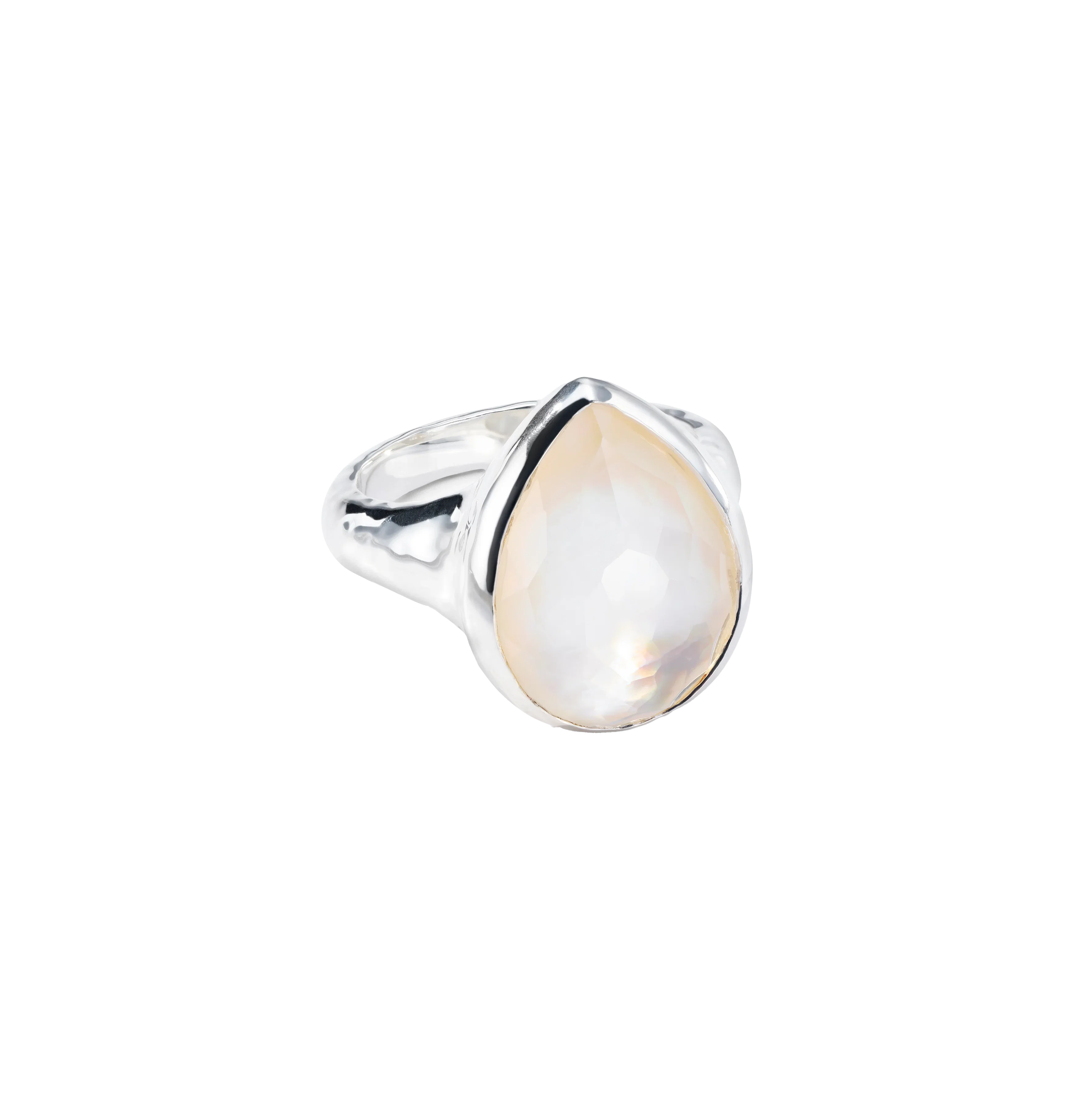 IPPOLITA Rock Candy Medium Teardrop Ring in Mother-of-Pearl
