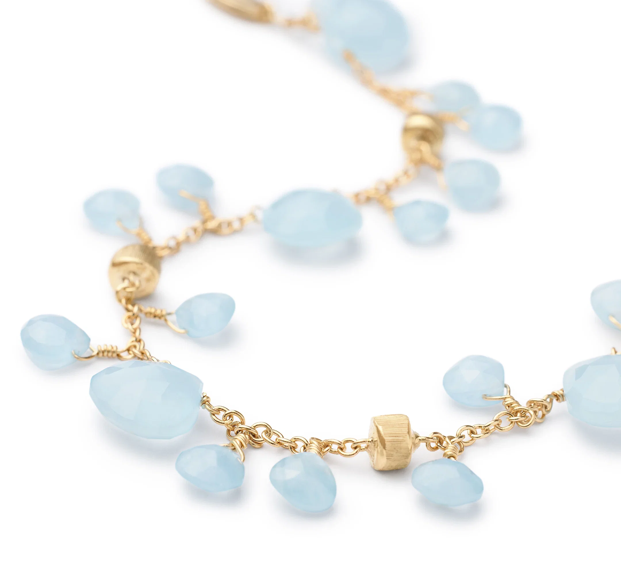 Marco Bicego Paradise Single Strand Aquamarine Bracelet