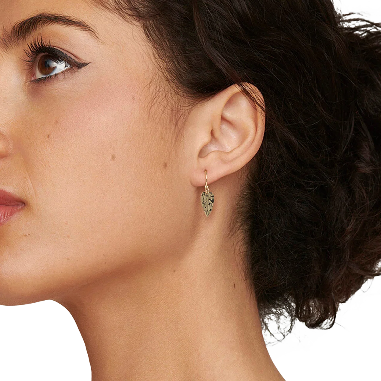 IPPOLITA Classico Mini Heart Crinkle Drop Earrings