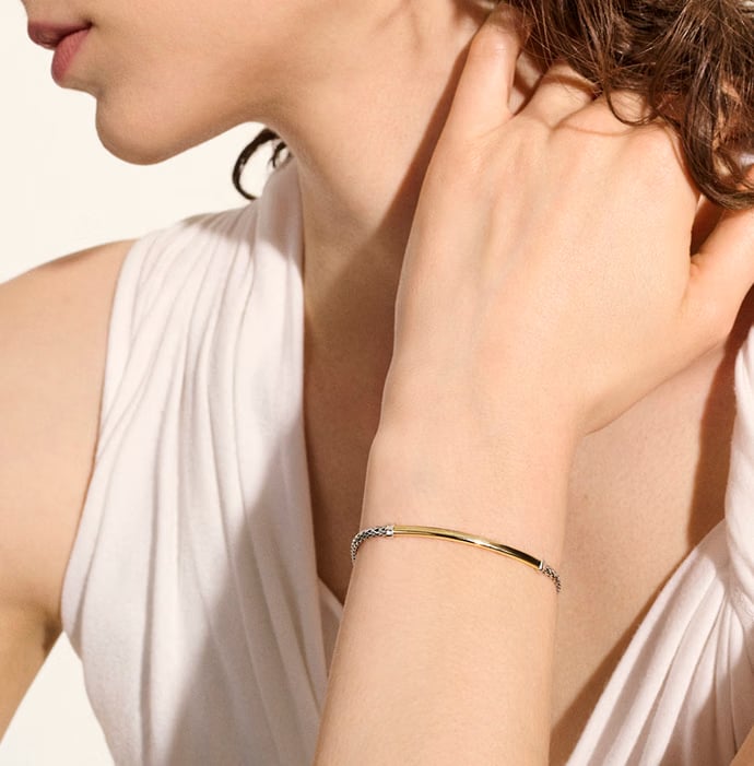 John Hardy Essentials Mixed Metals Bracelet