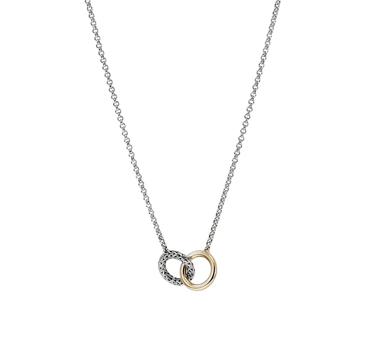 John Hardy Essentials Mixed Metals Interlocking Necklace
