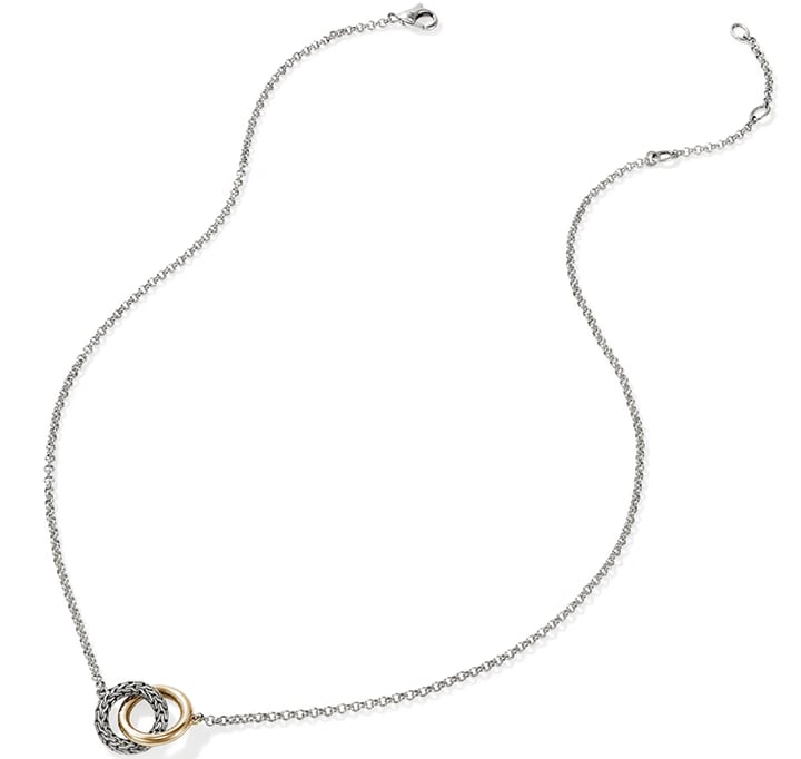 John Hardy Essentials Mixed Metals Interlocking Necklace
