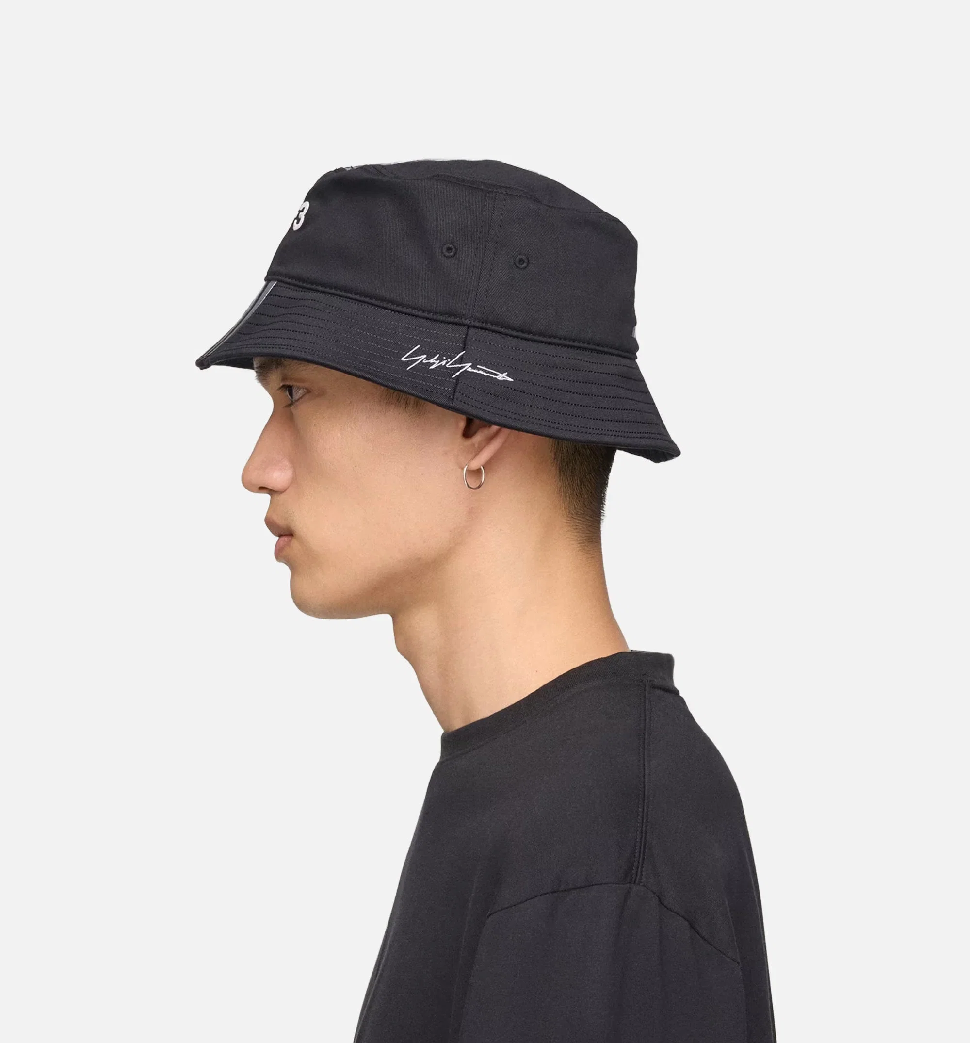 Y-3 Mercedes AMG Petronas Formula 1 Team Bucket Mens Hat - Black