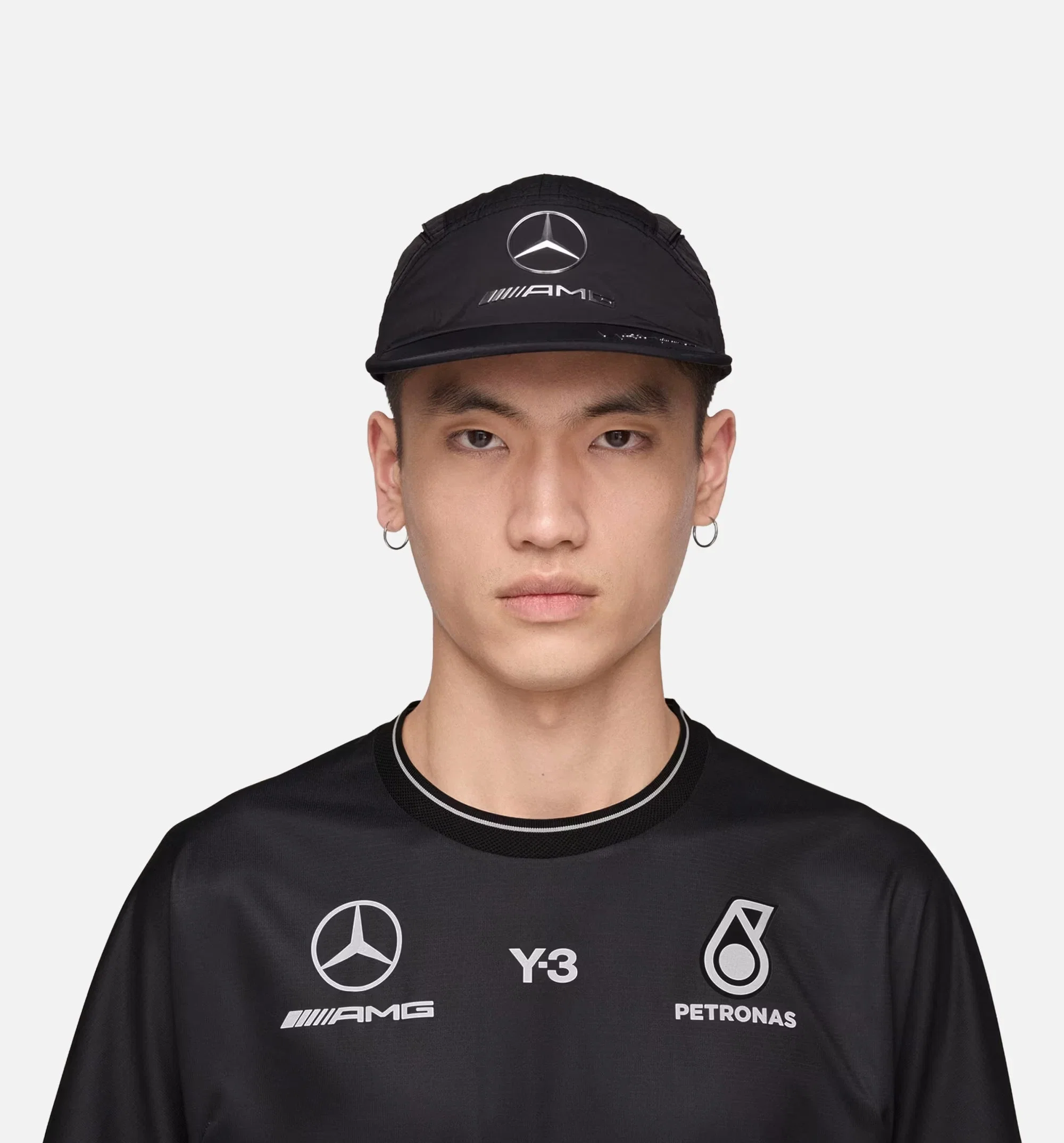 Y-3 Mercedes AMG Petronas Formula 1 Team Run Mens Hat - Black