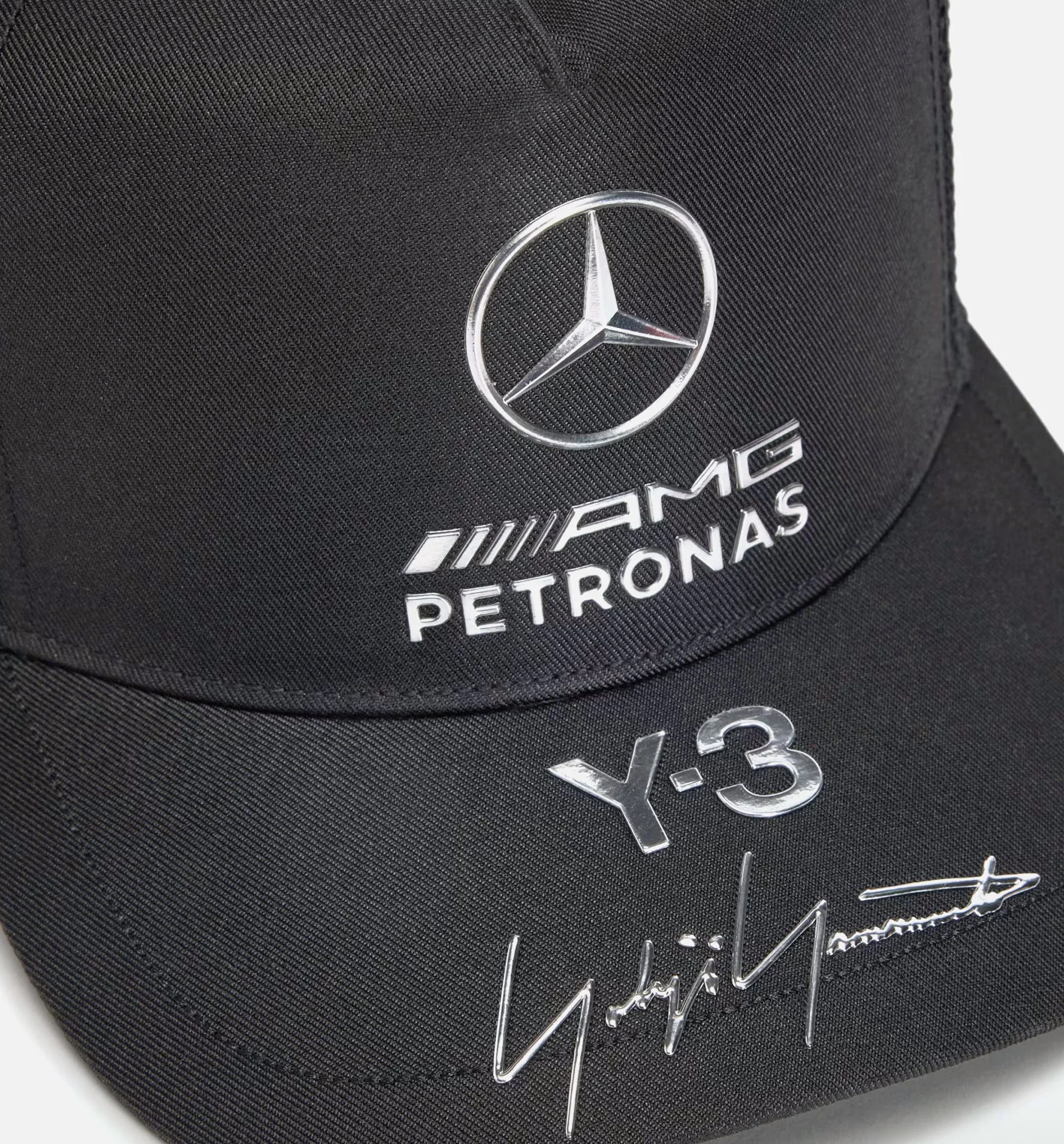 Y-3 Mercedes AMG Petronas Formula 1 Team Trucker Mens Hat - Black