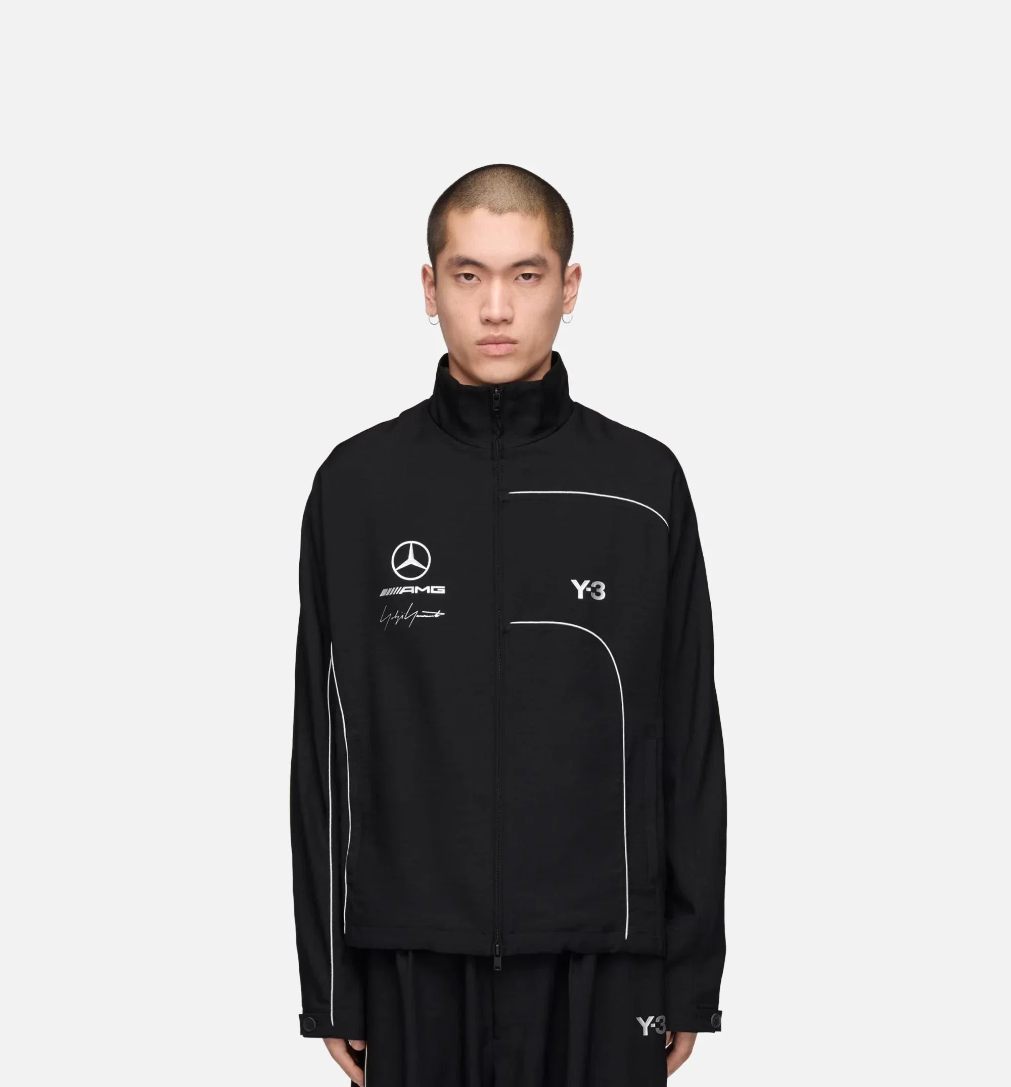 Y-3 Mercedes Track Mens Jacket - Black