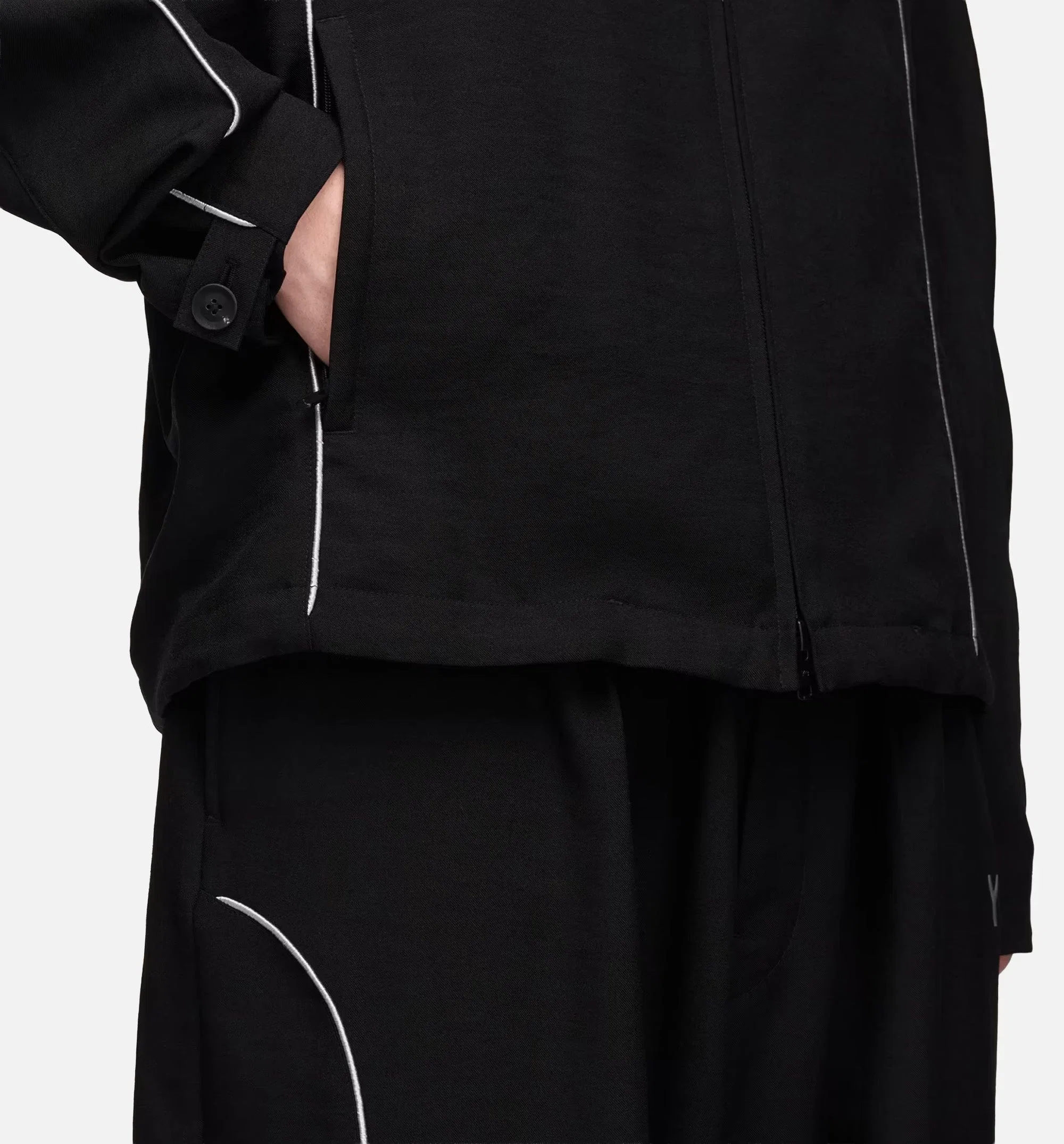 Y-3 Mercedes Track Mens Jacket - Black