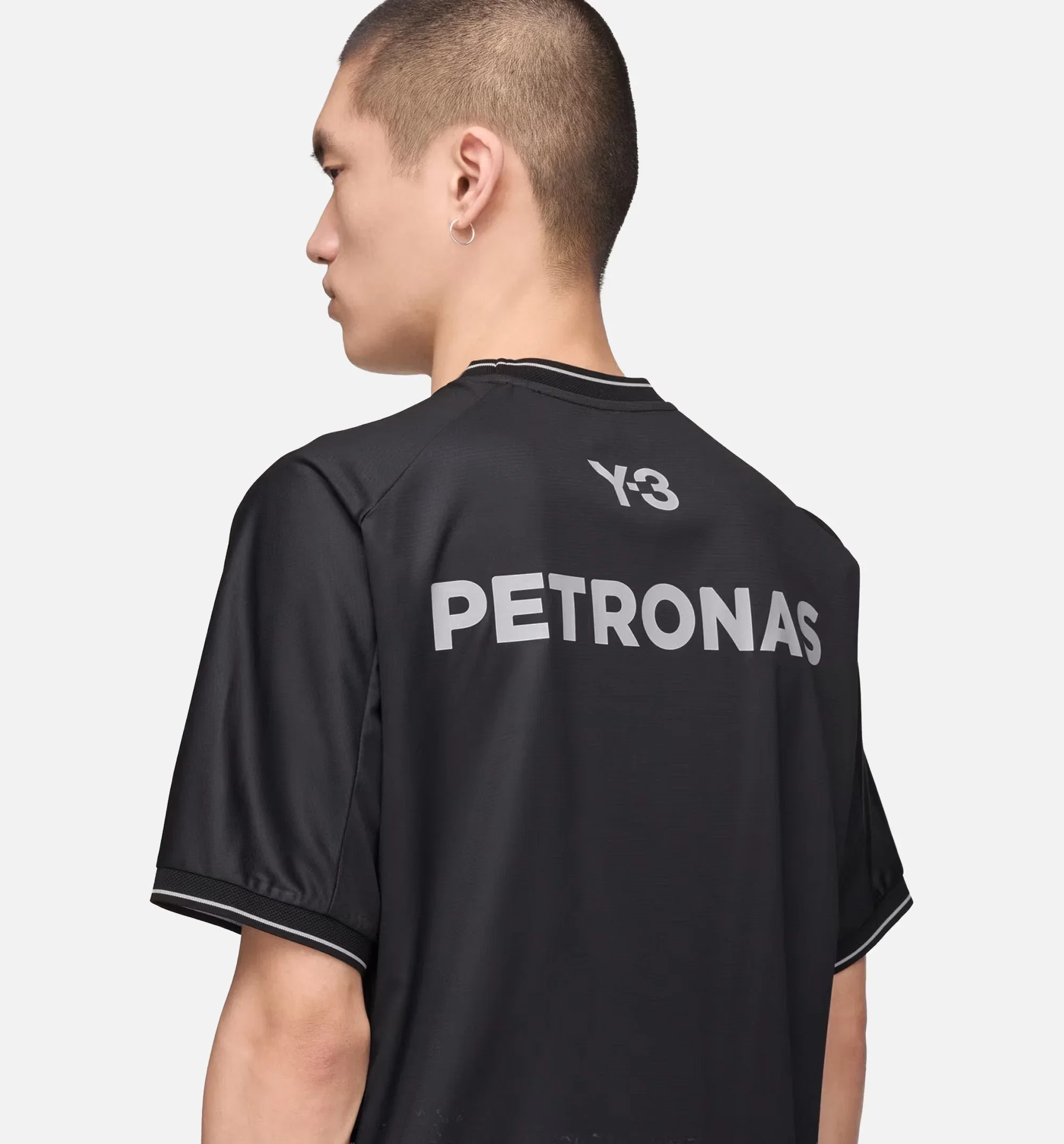 Y-3 Mercedes AMG Petronas Formula 1 Team Mechanics Mens Jersey - Black