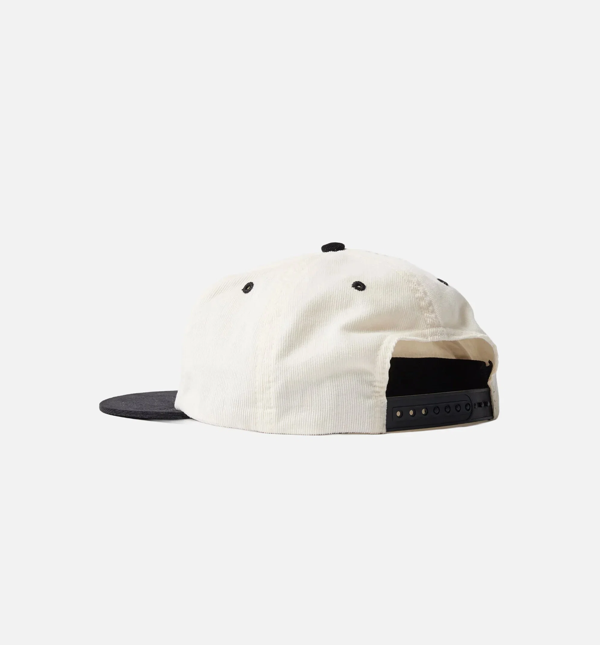 parra Error Logo 6 Panel Snapback Mens Hat - Off White