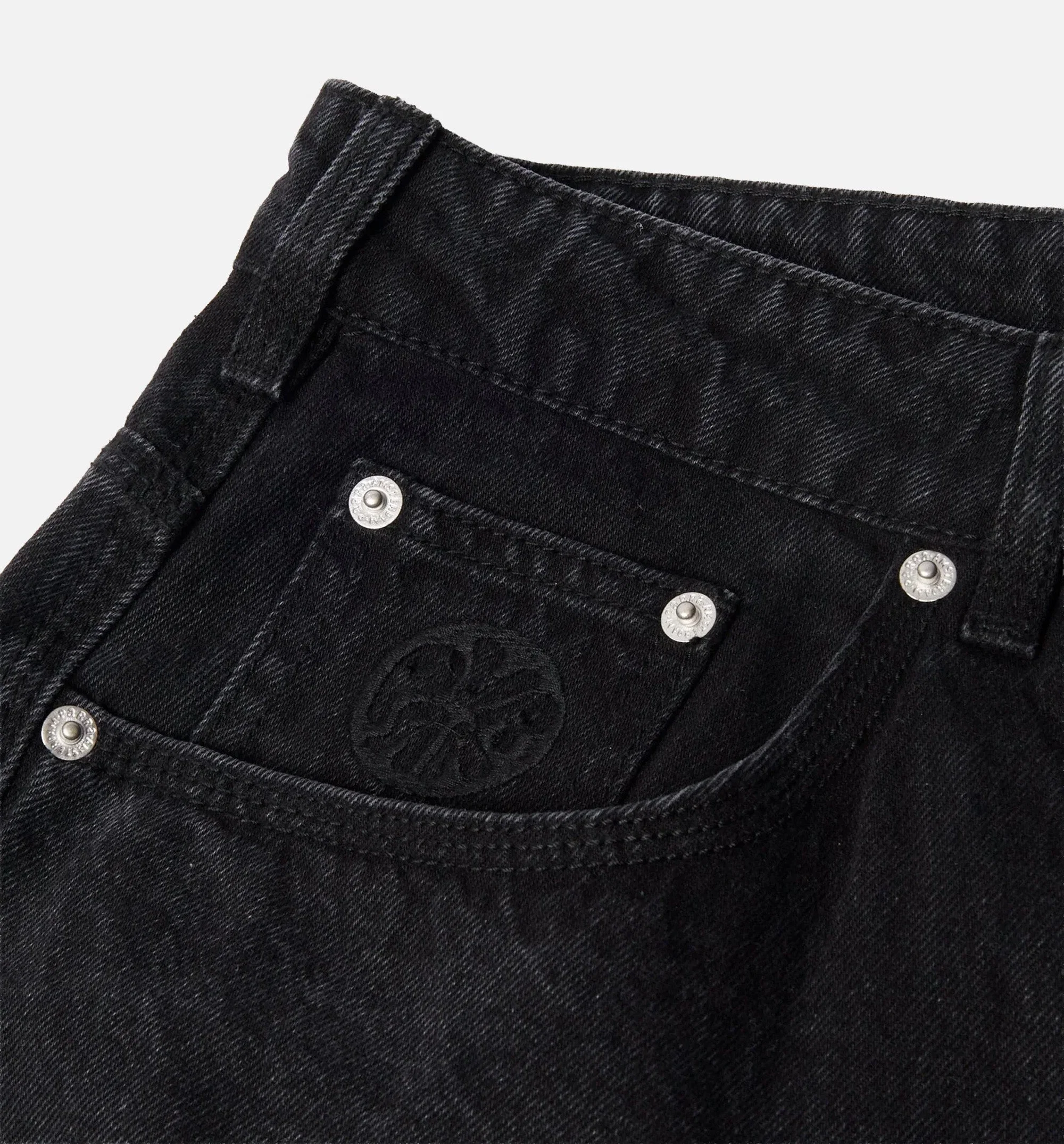 parra Moto Stitcher Mens Pant - Black