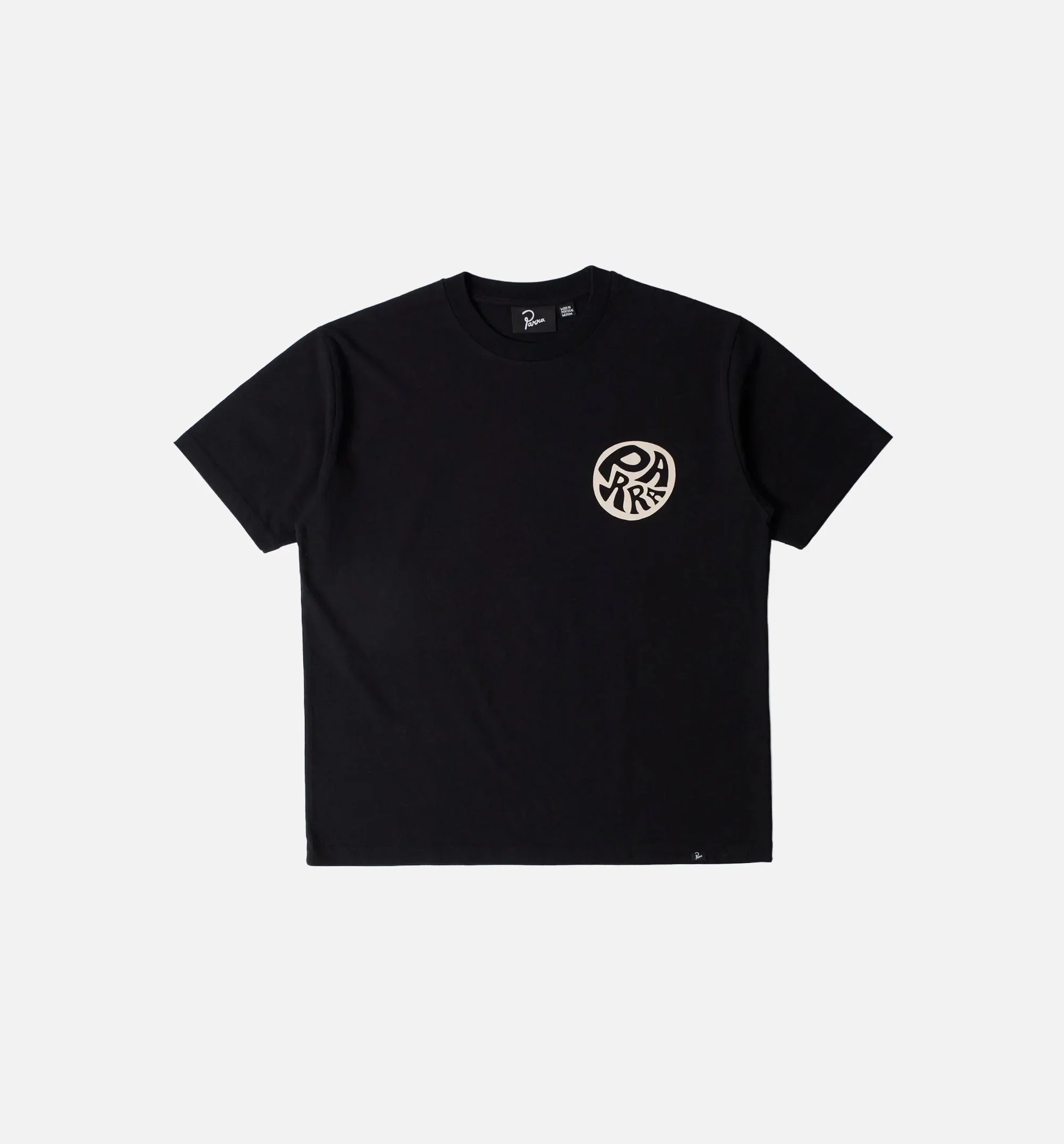 parra Play Ball Mens Short Sleeve Shirt - Black
