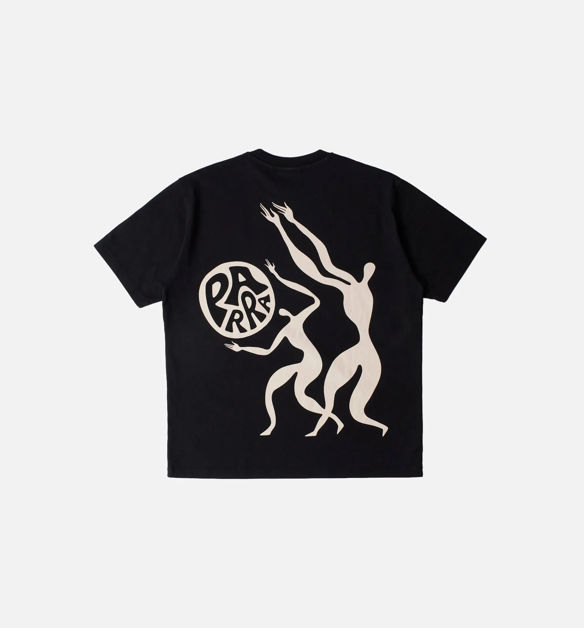 parra Play Ball Mens Short Sleeve Shirt - Black